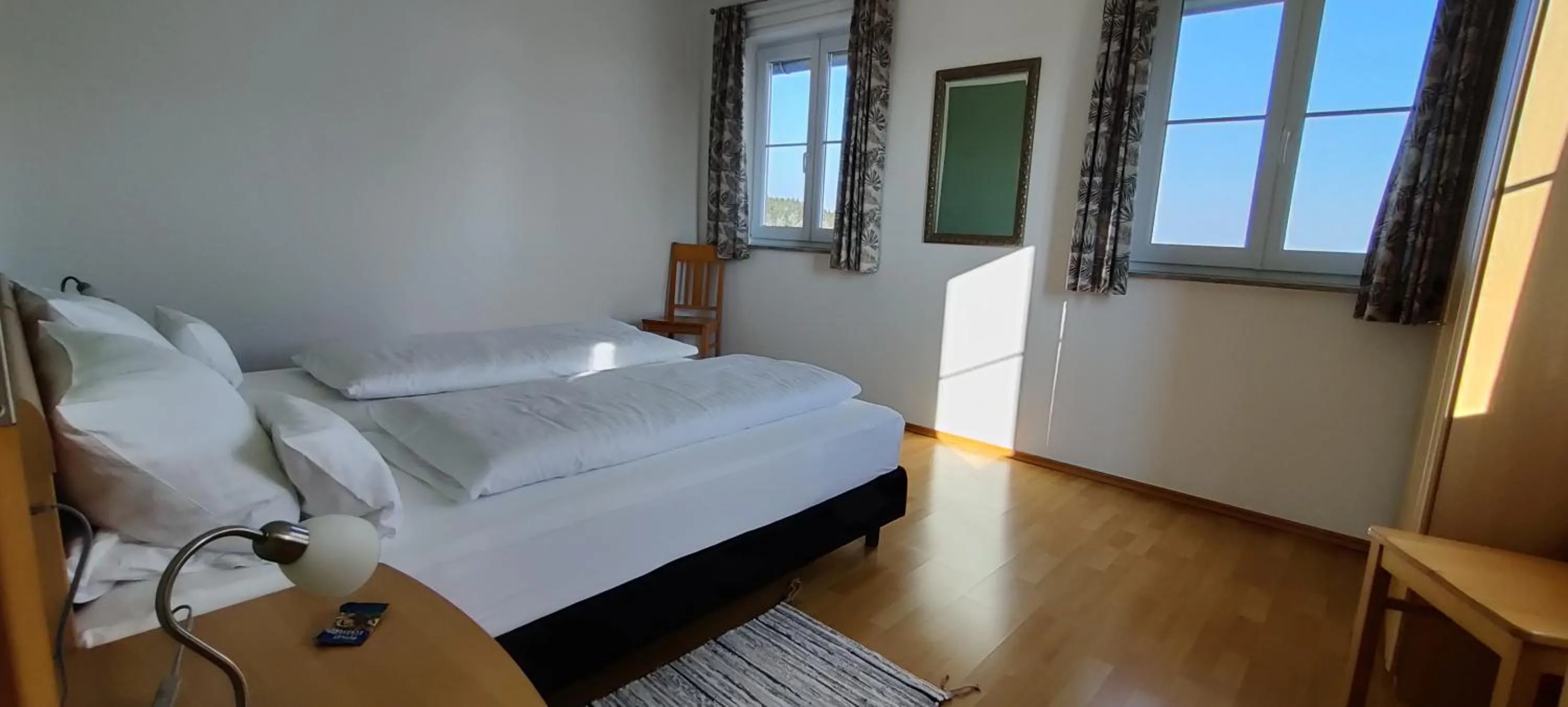 Bedroom, Bed in Brigel-Hof