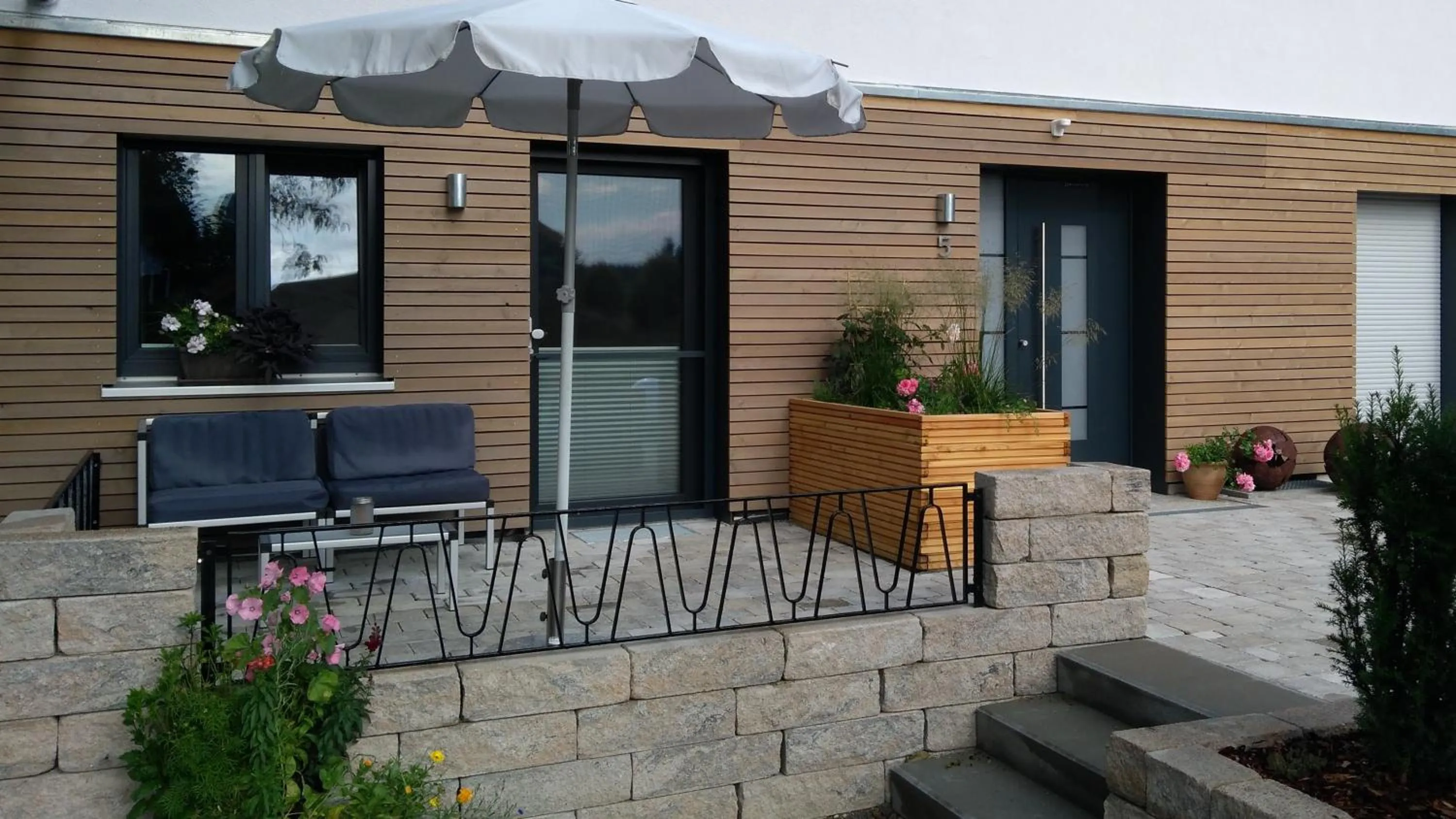 Balcony/Terrace in Brigel-Hof