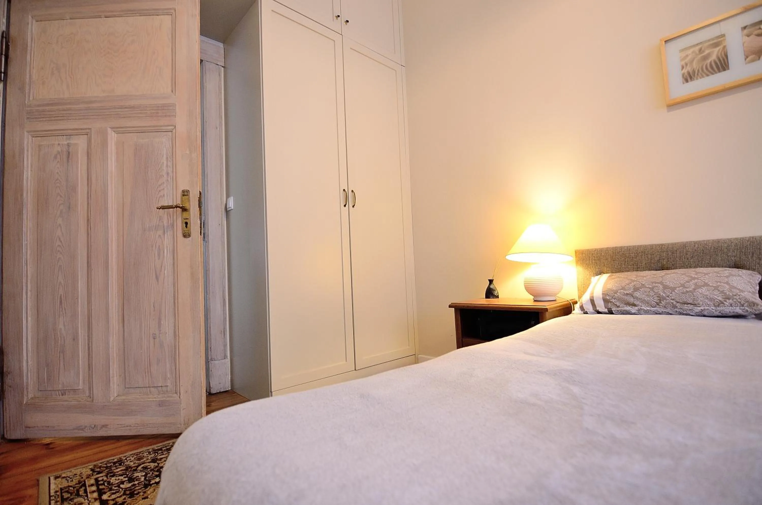 Bedroom, Bed in Victus Apartamenty, Apartamenty Adams
