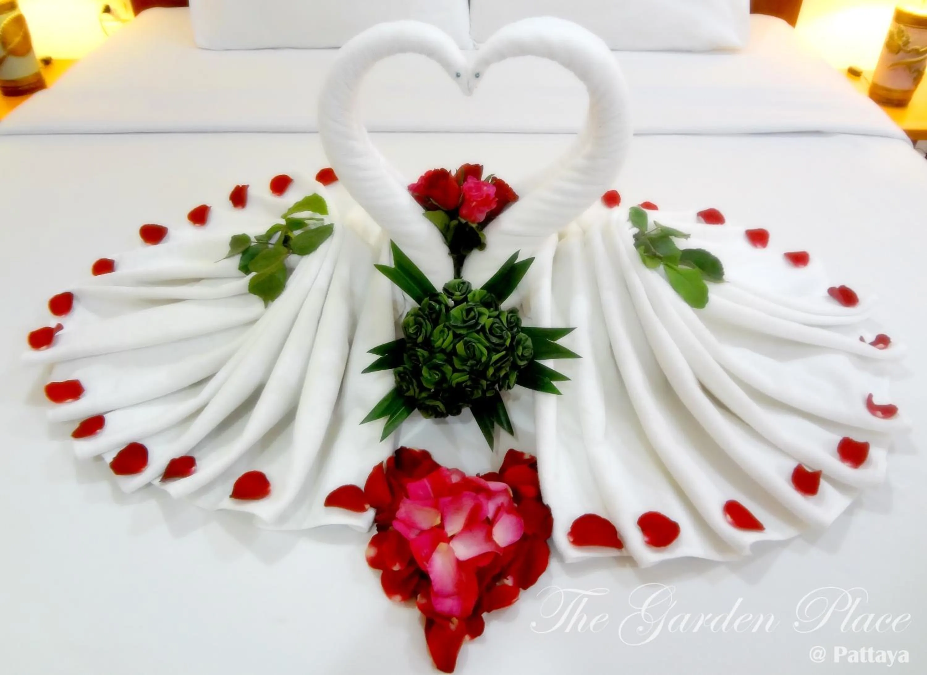 Text overlay in The Garden Place Pattaya