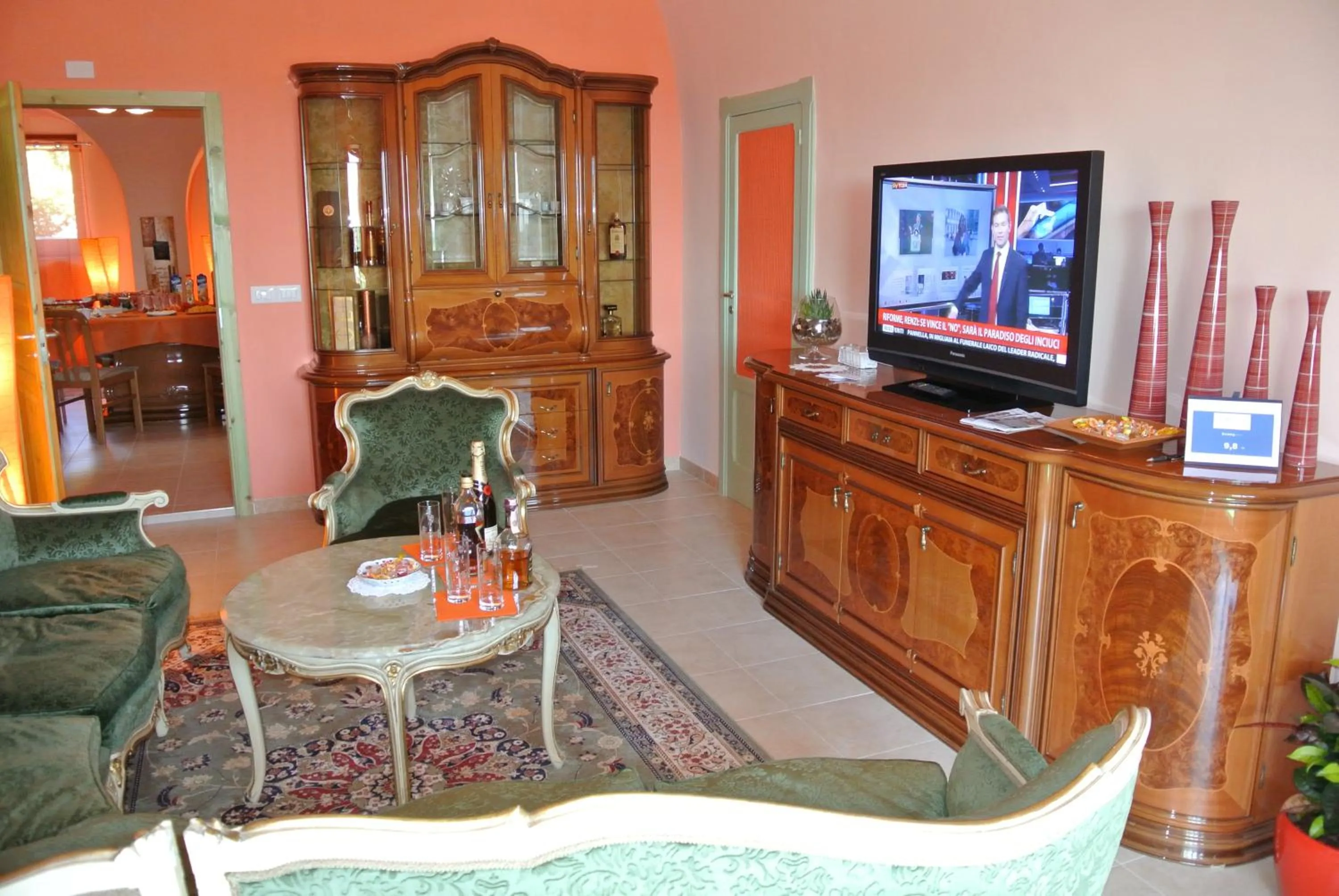 Seating area in Mamma Puglia Suite & Breakfast
