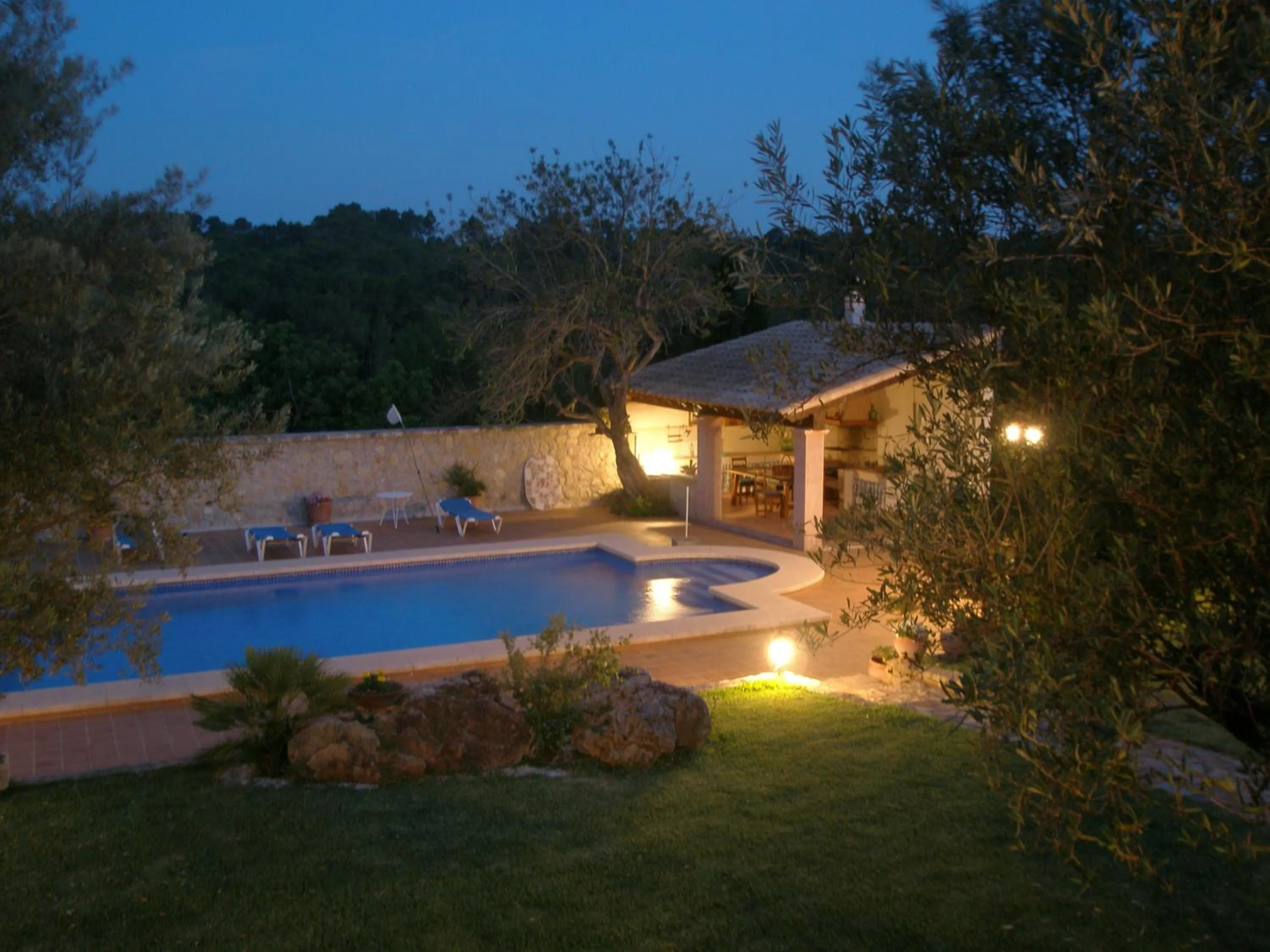 Garden view in Son Jan Nou