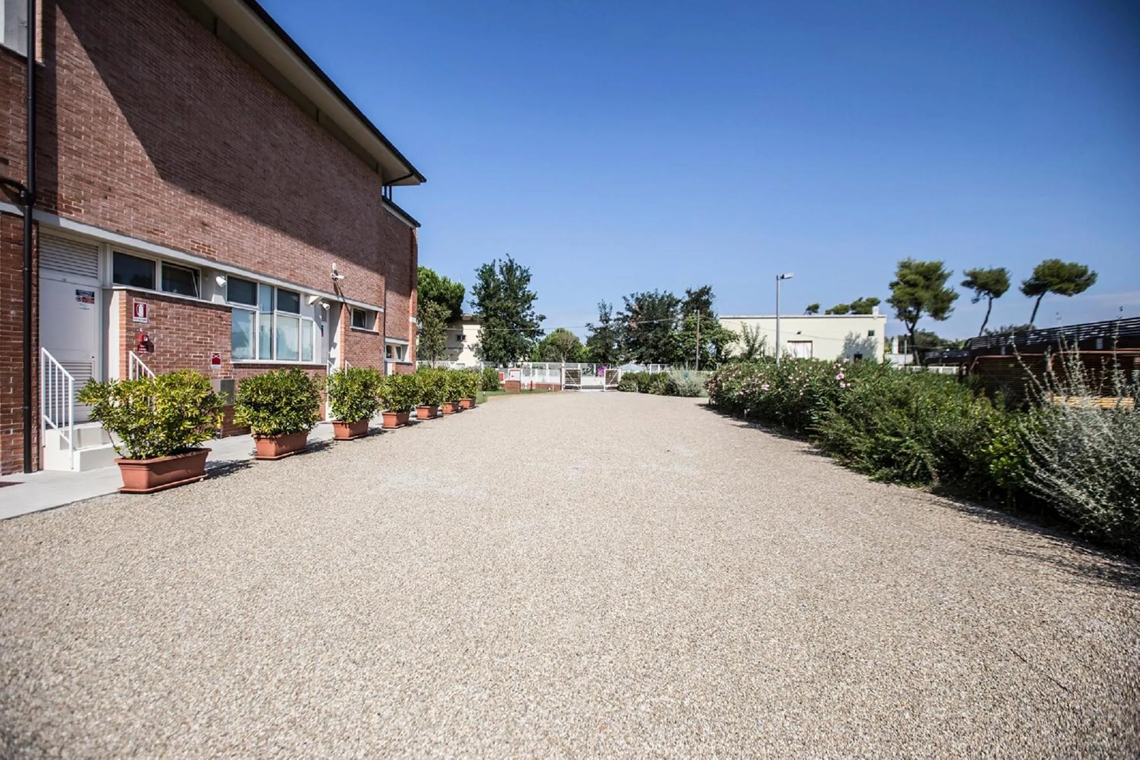 Property building in Eliopoli Beach Hostel & Restaurant