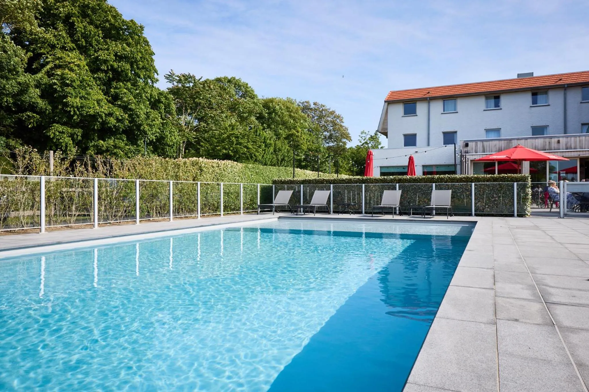 Swimming pool in ibis De Haan