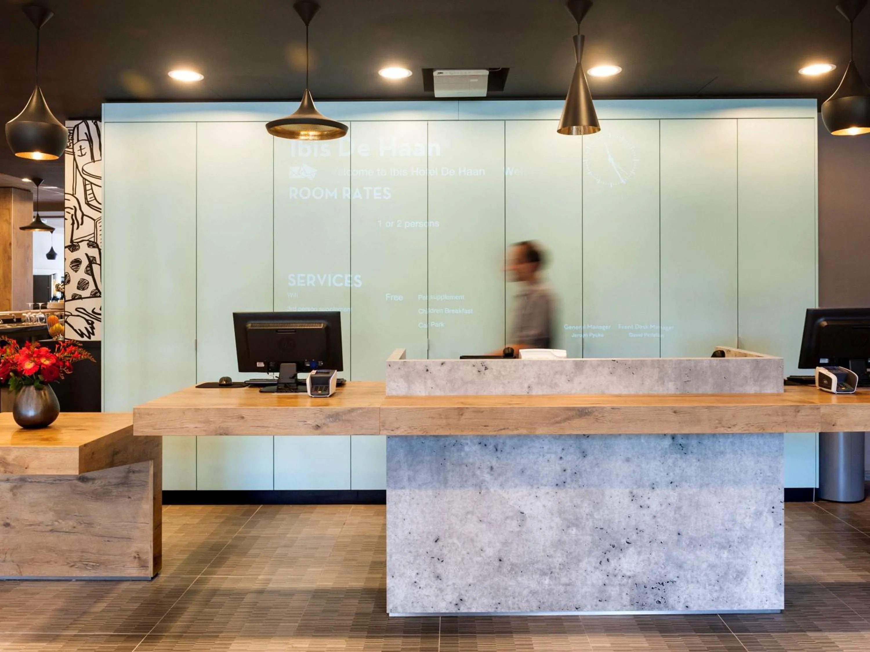 On site in ibis De Haan