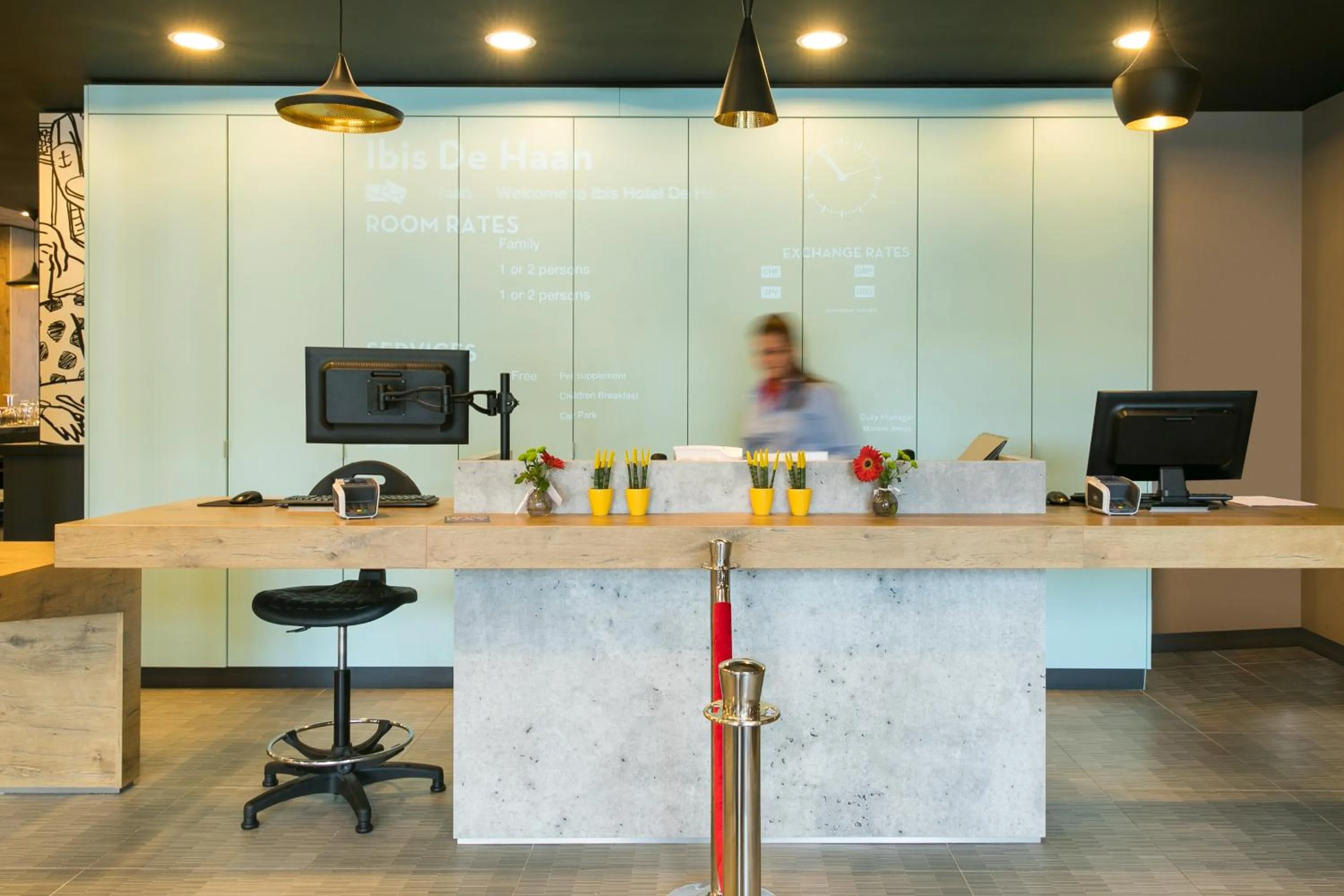 Lobby or reception in ibis De Haan