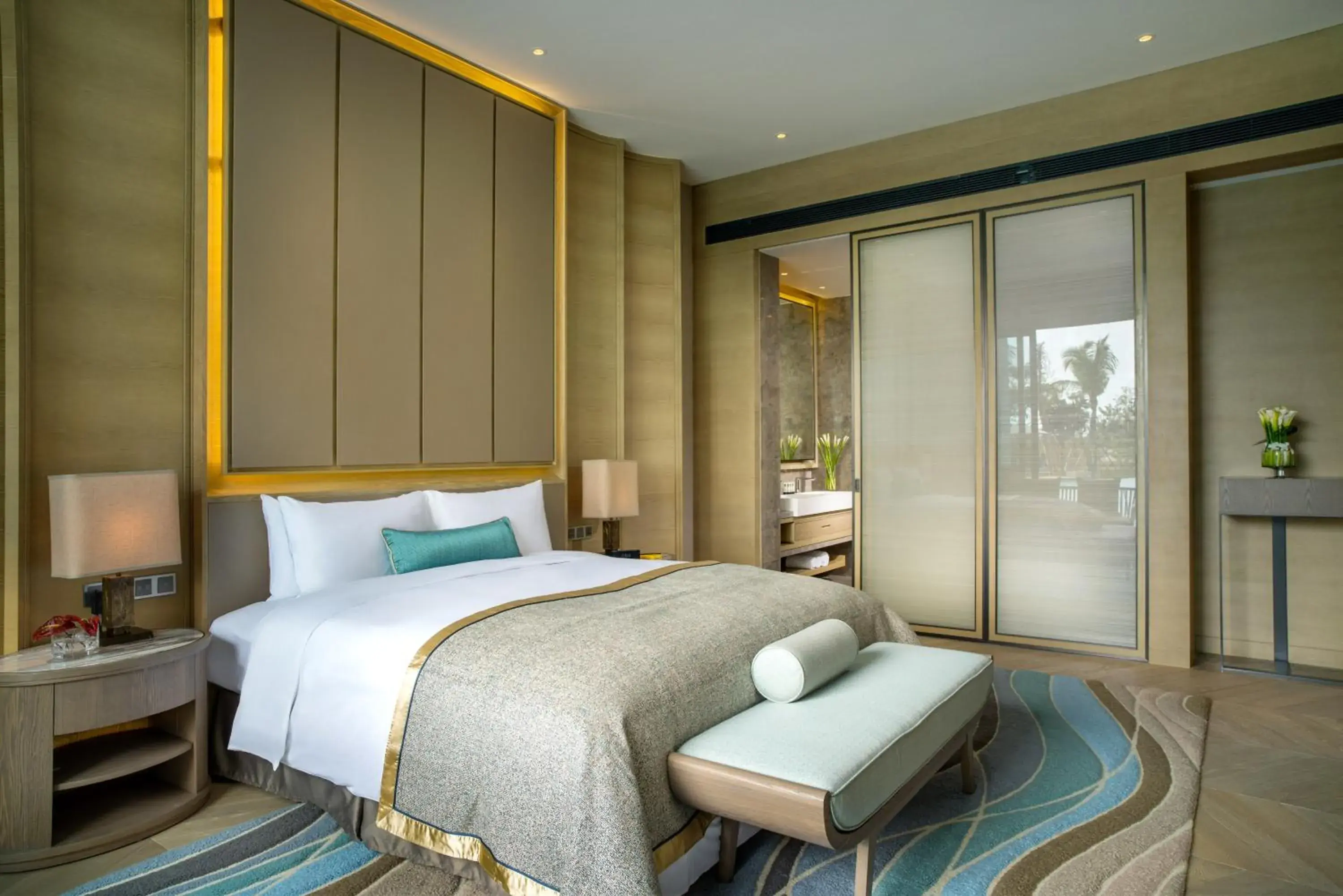 Property building, Bed in Sofitel Sanya Leeman Resort Property building, Bed in Sofitel Sanya Leeman Resort