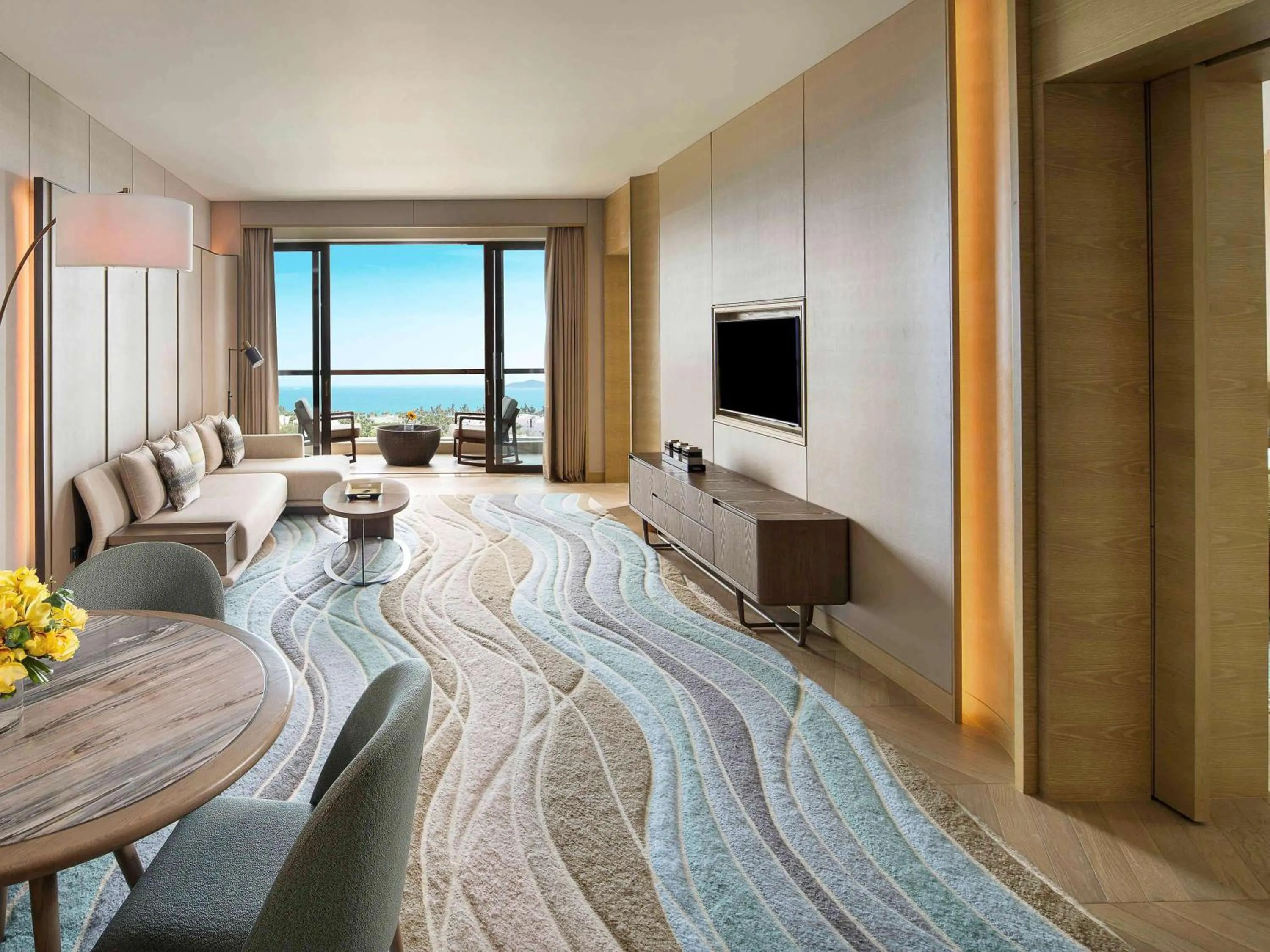 Premium Ocean Front Suite with Club Access in Sofitel Sanya Leeman Resort