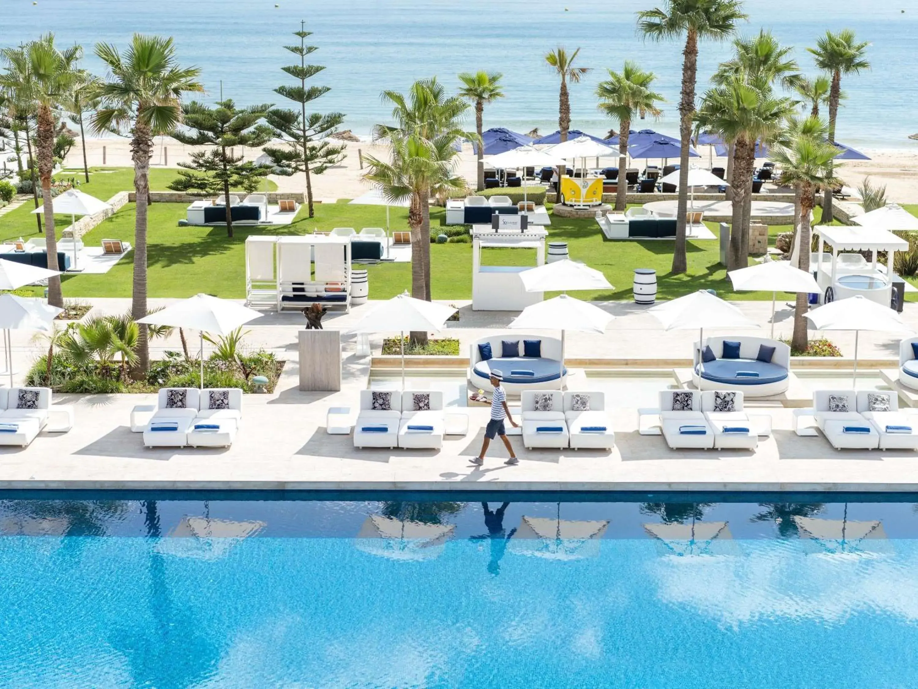 Pool view in Sofitel Tamuda Bay Beach And Spa Pool view in Sofitel Tamuda Bay Beach And Spa