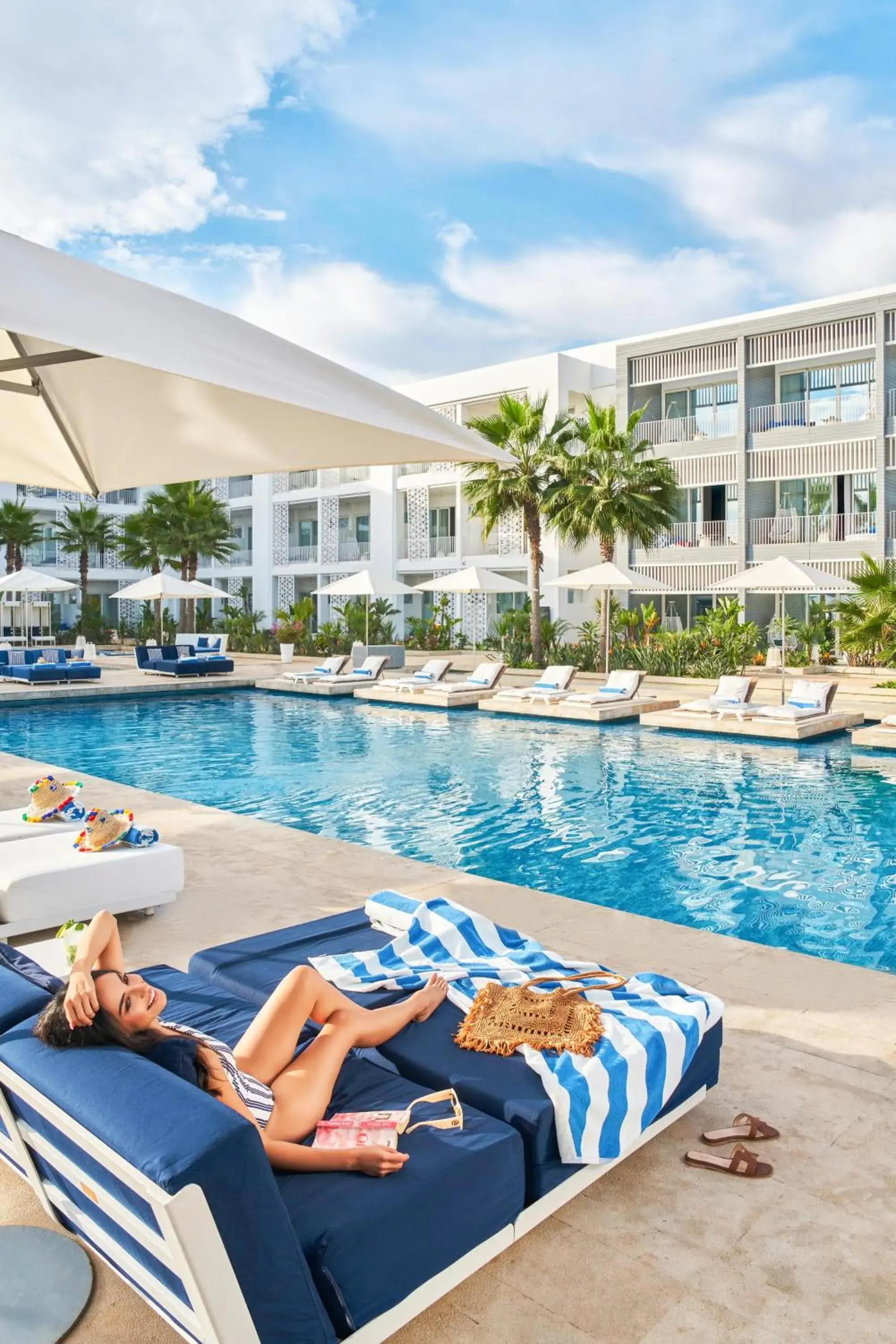 Pool view in Sofitel Tamuda Bay Beach And Spa Pool view in Sofitel Tamuda Bay Beach And Spa