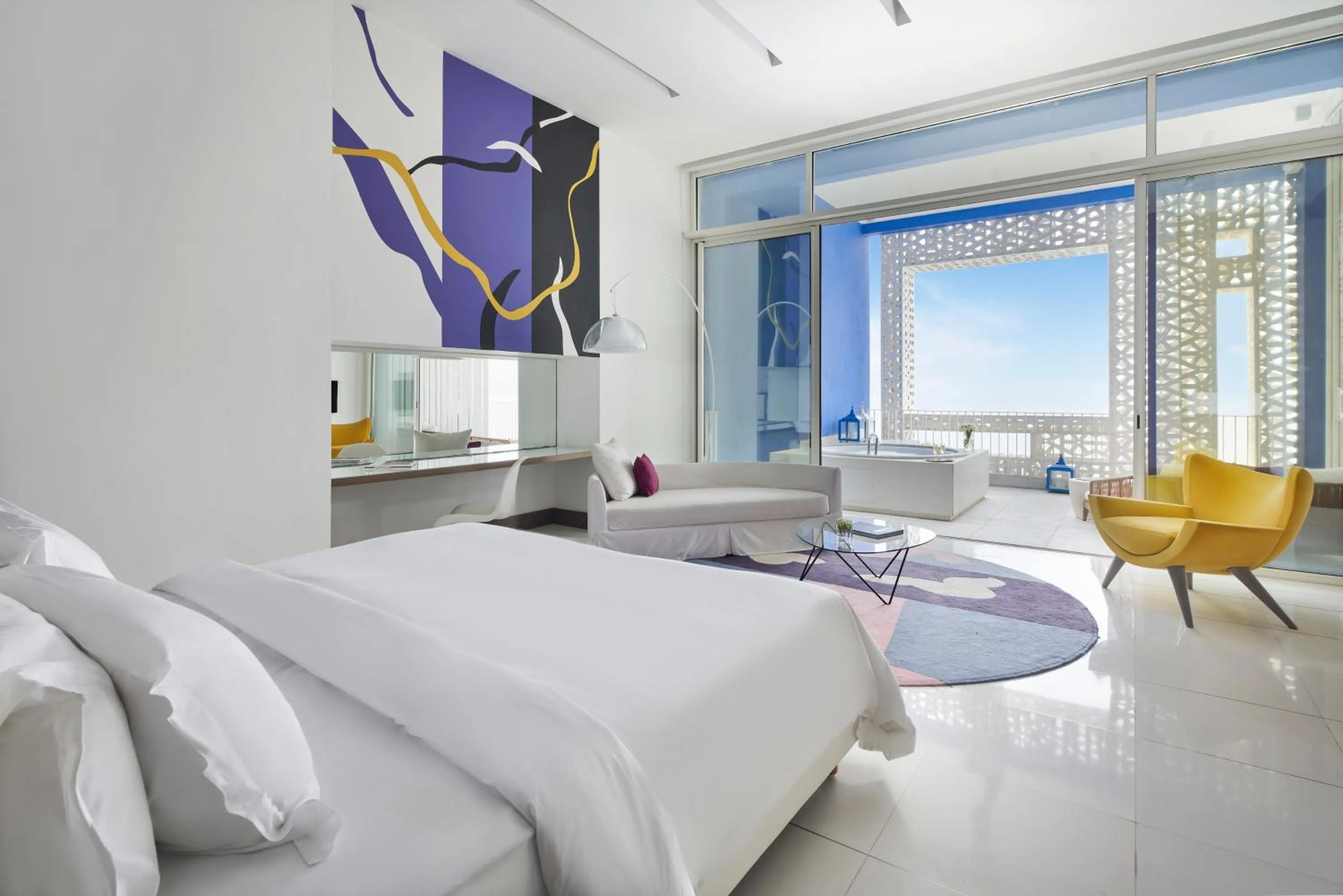 Bed in Sofitel Tamuda Bay Beach And Spa