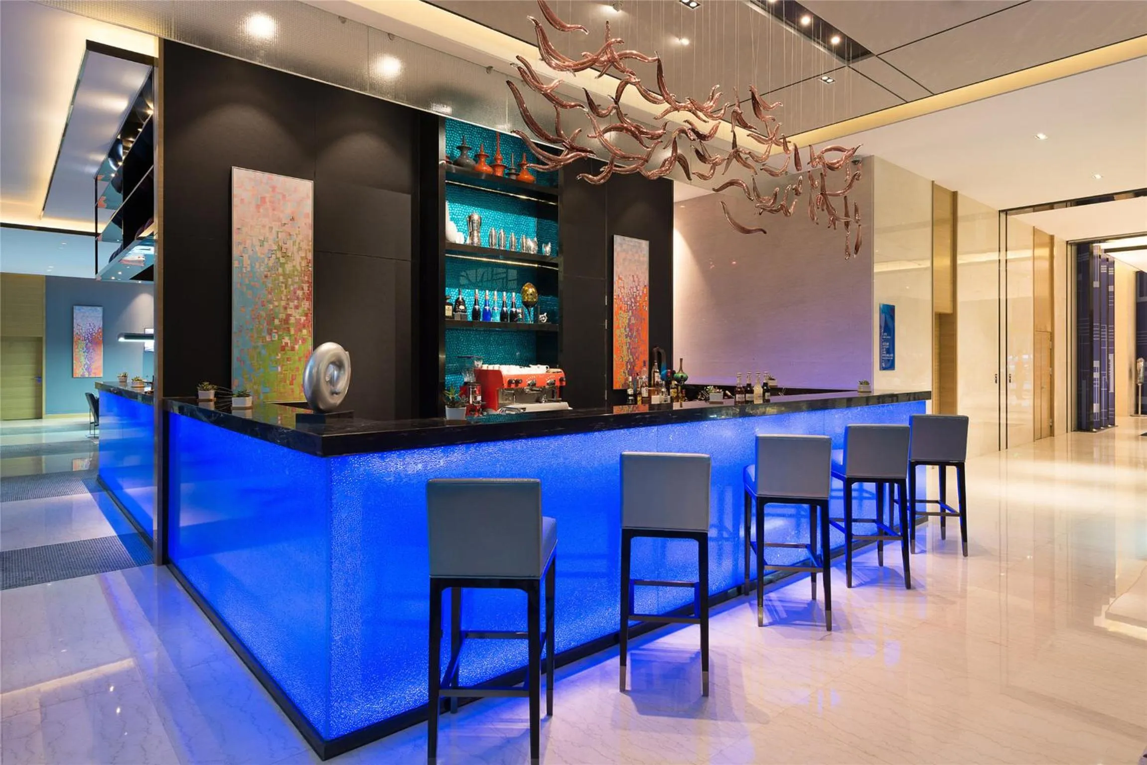 Lounge or bar in Novotel Ningbo East