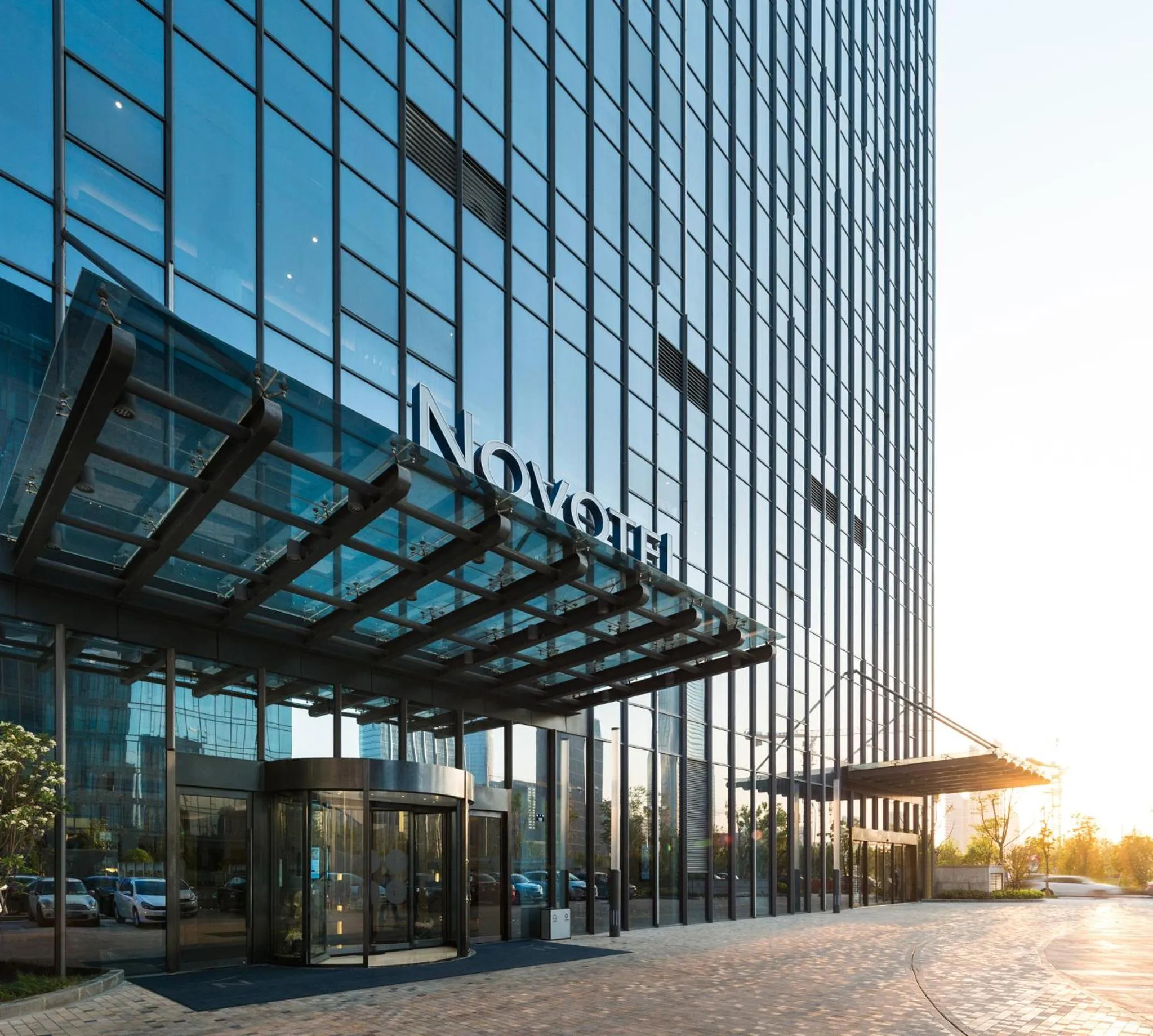 Facade/entrance in Novotel Ningbo East