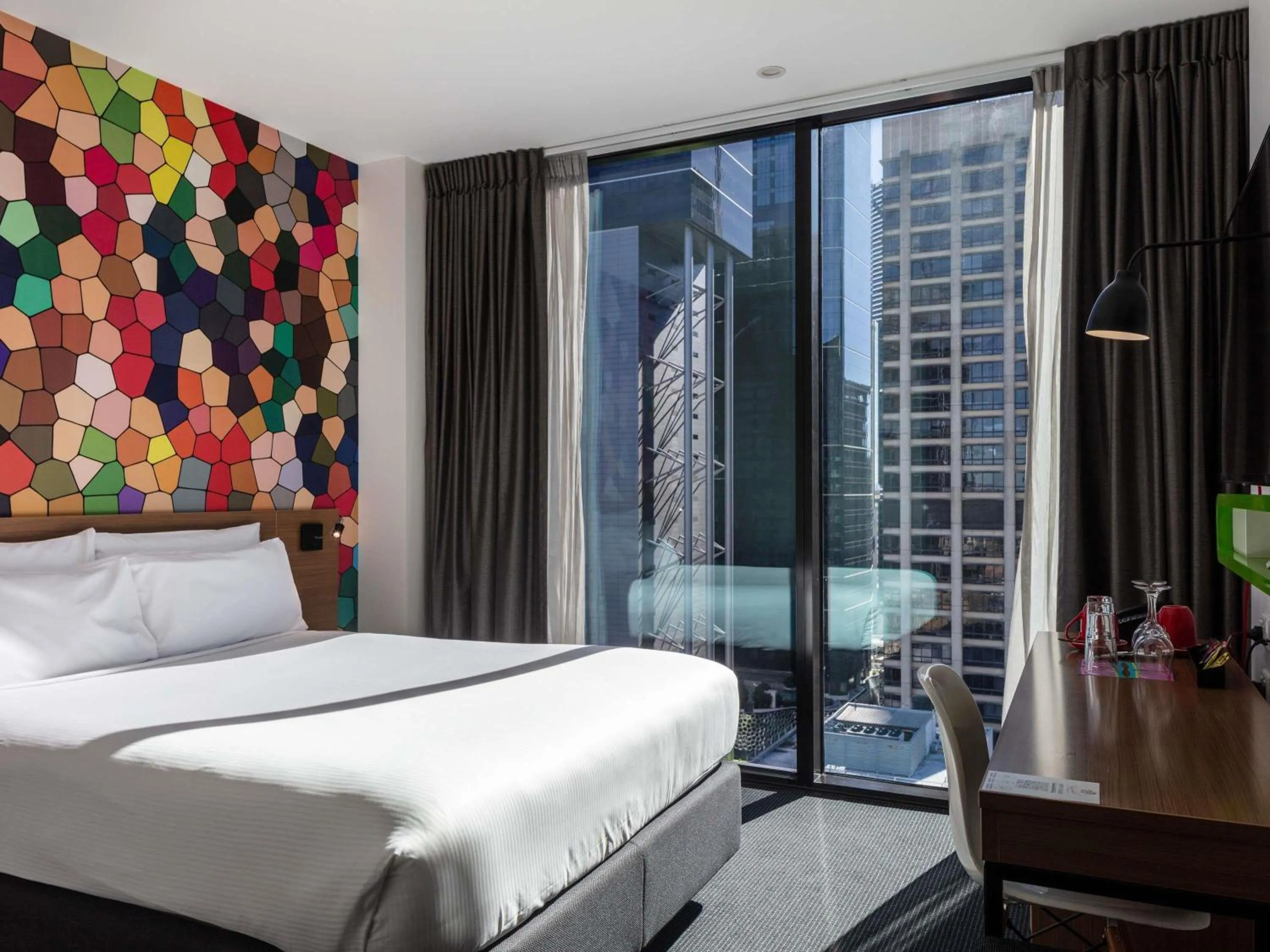 Bedroom, Bed in ibis Styles Brisbane Elizabeth Street