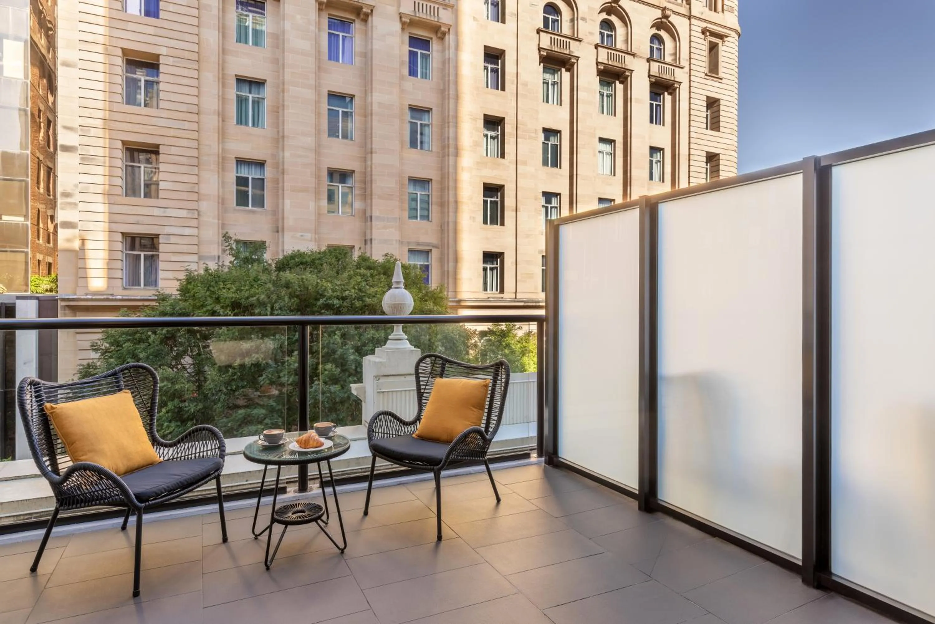 Patio in ibis Styles Brisbane Elizabeth Street