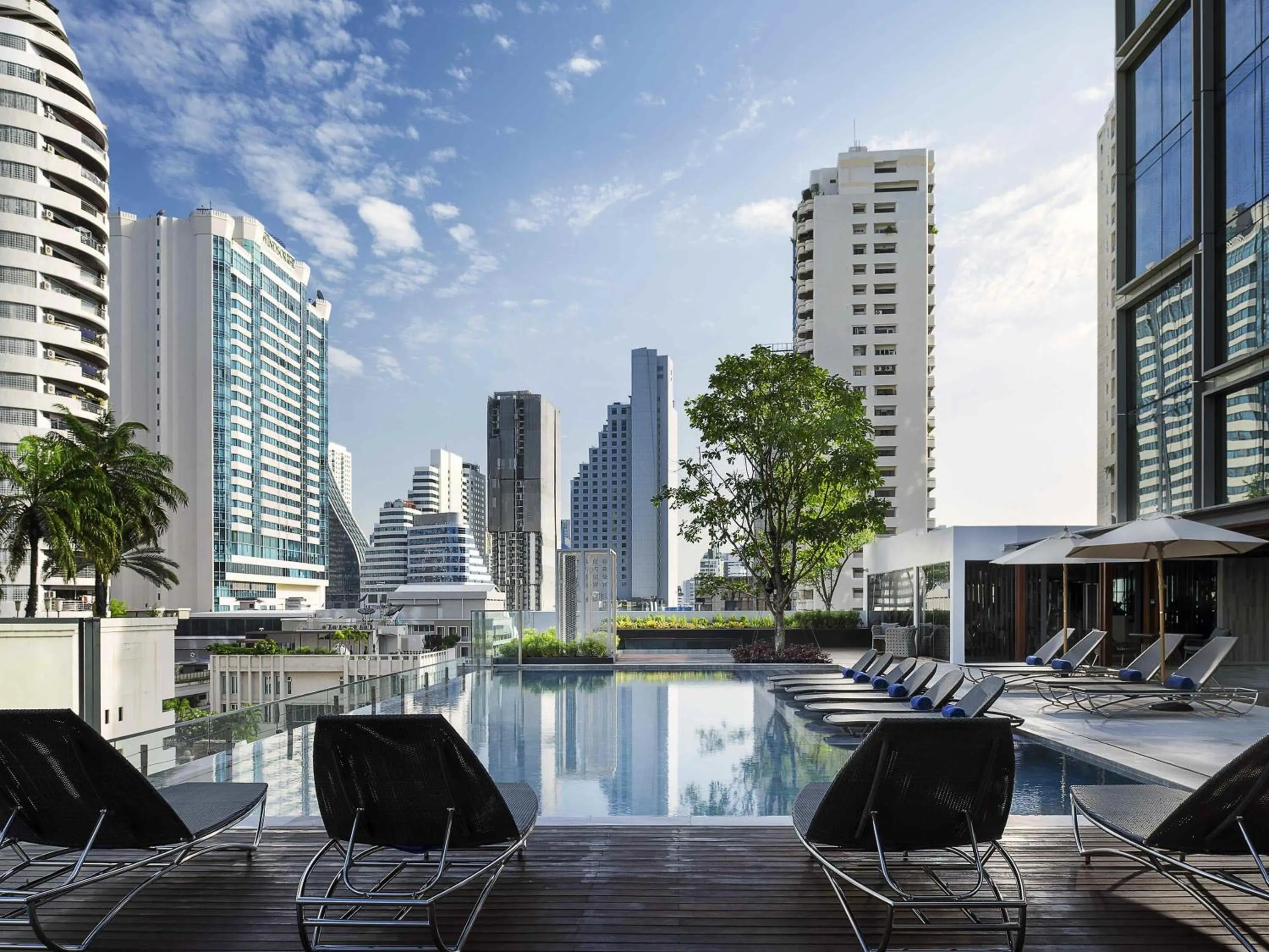 Pool view in Novotel Bangkok Sukhumvit 20