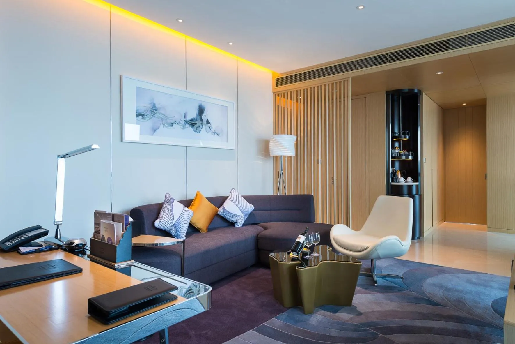 Living room in NOVOTEL Jinji Lake Suzhou SIP