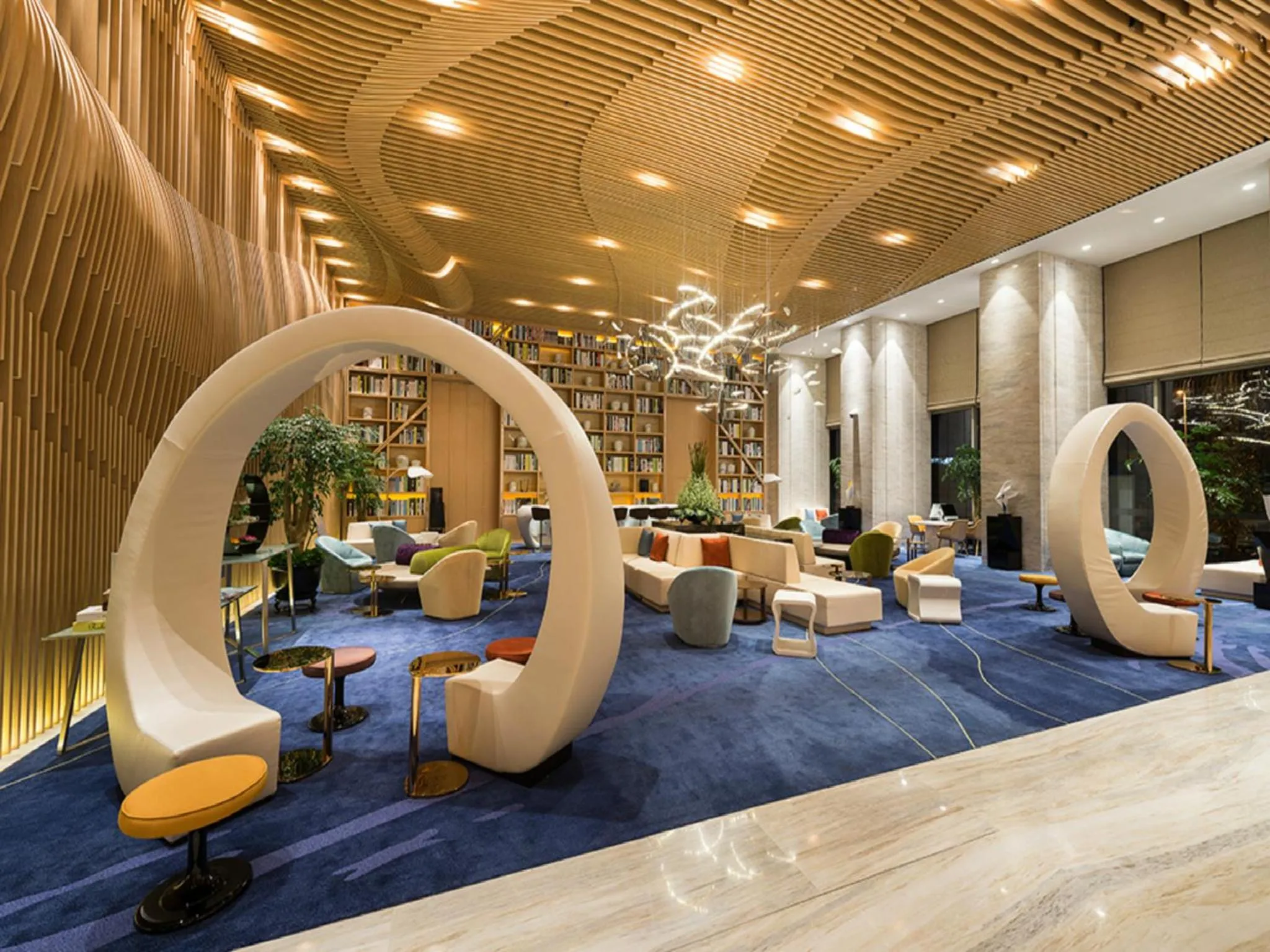 Lounge or bar in NOVOTEL Jinji Lake Suzhou SIP