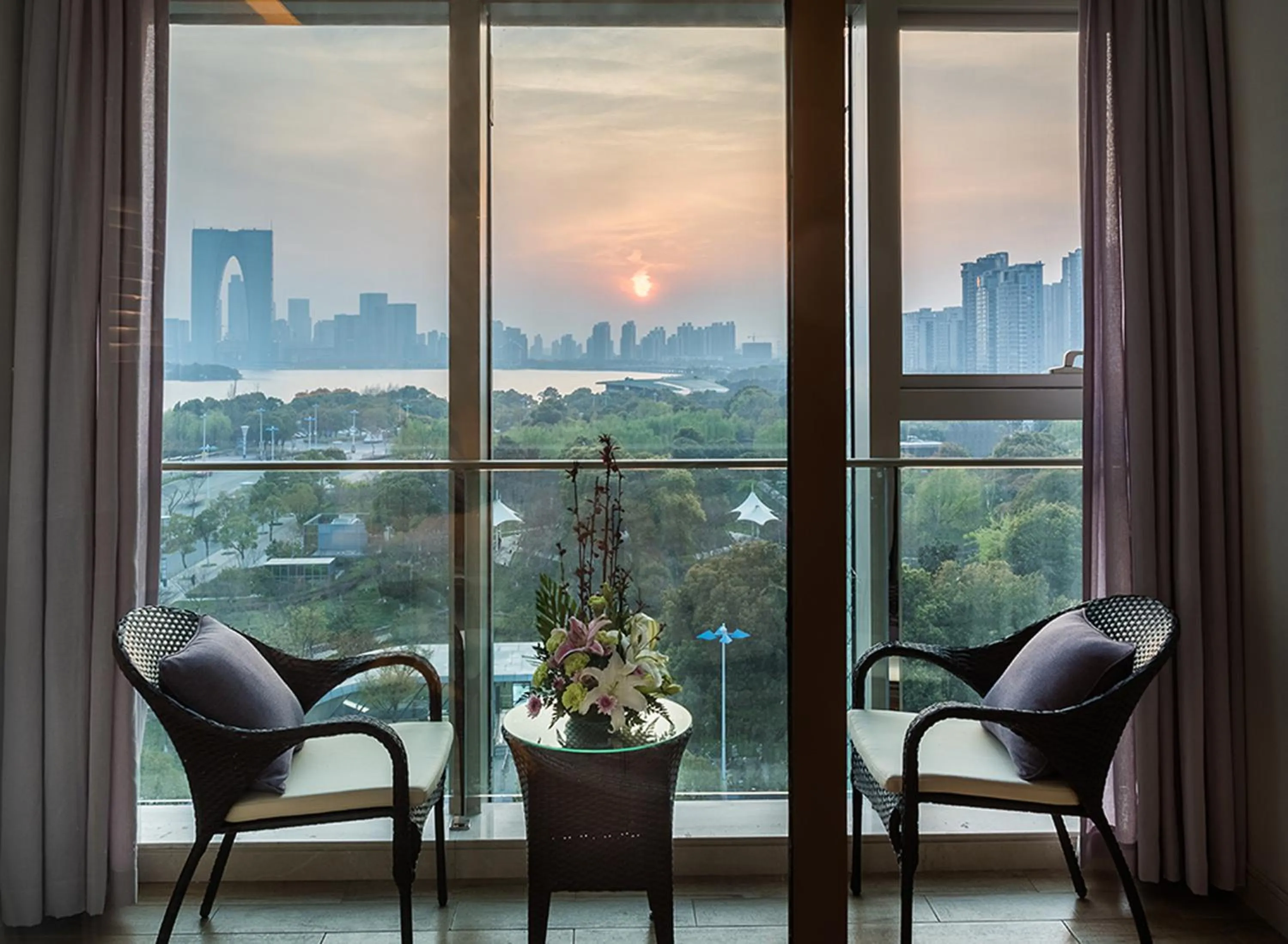 View (from property/room) in NOVOTEL Jinji Lake Suzhou SIP