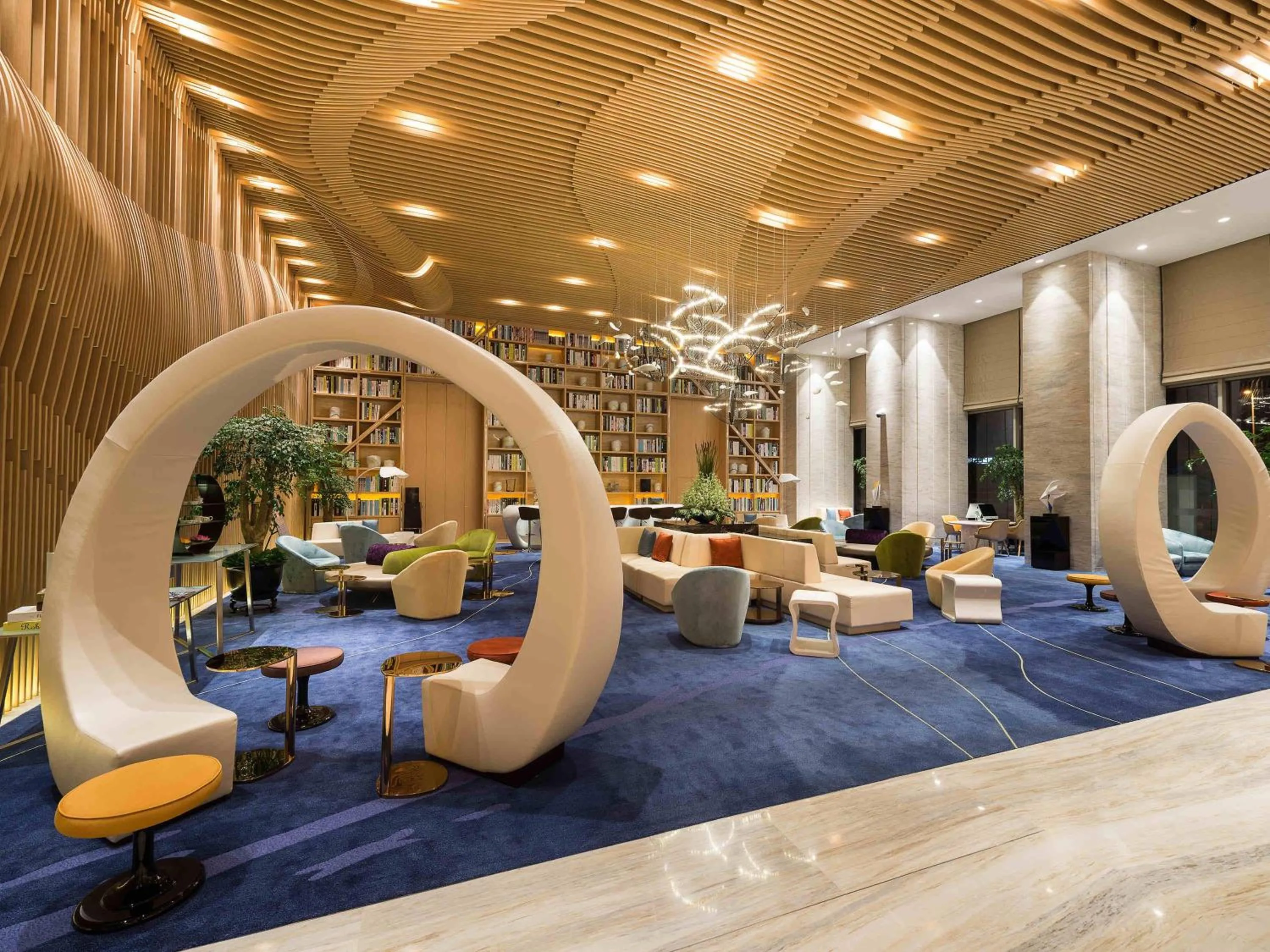 Lounge or bar in NOVOTEL Jinji Lake Suzhou SIP