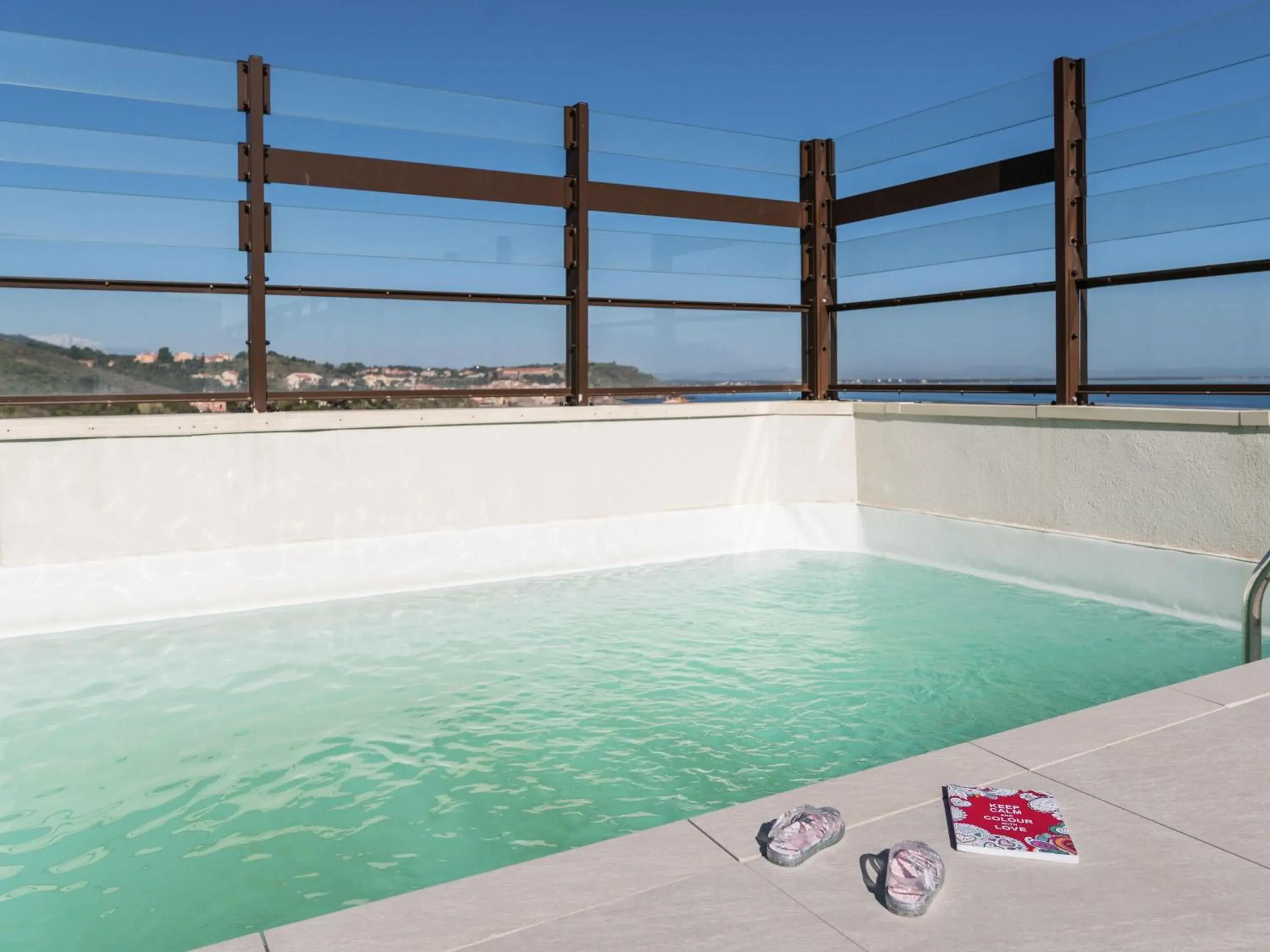 Pool view in Ibis Styles Collioure Port Vendres Pool view in Ibis Styles Collioure Port Vendres