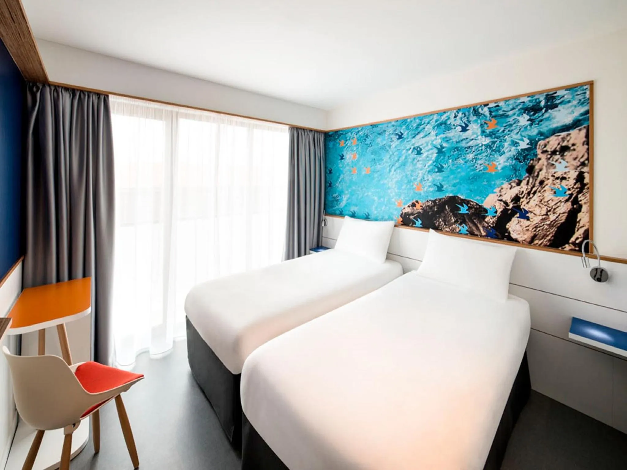 Bed in Ibis Styles Collioure Port Vendres