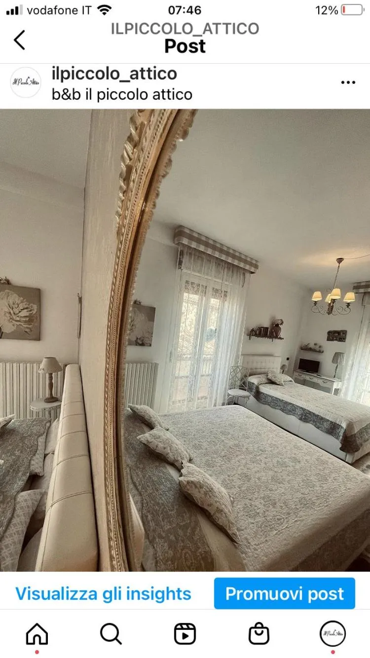 Bed in Il Piccolo Attico