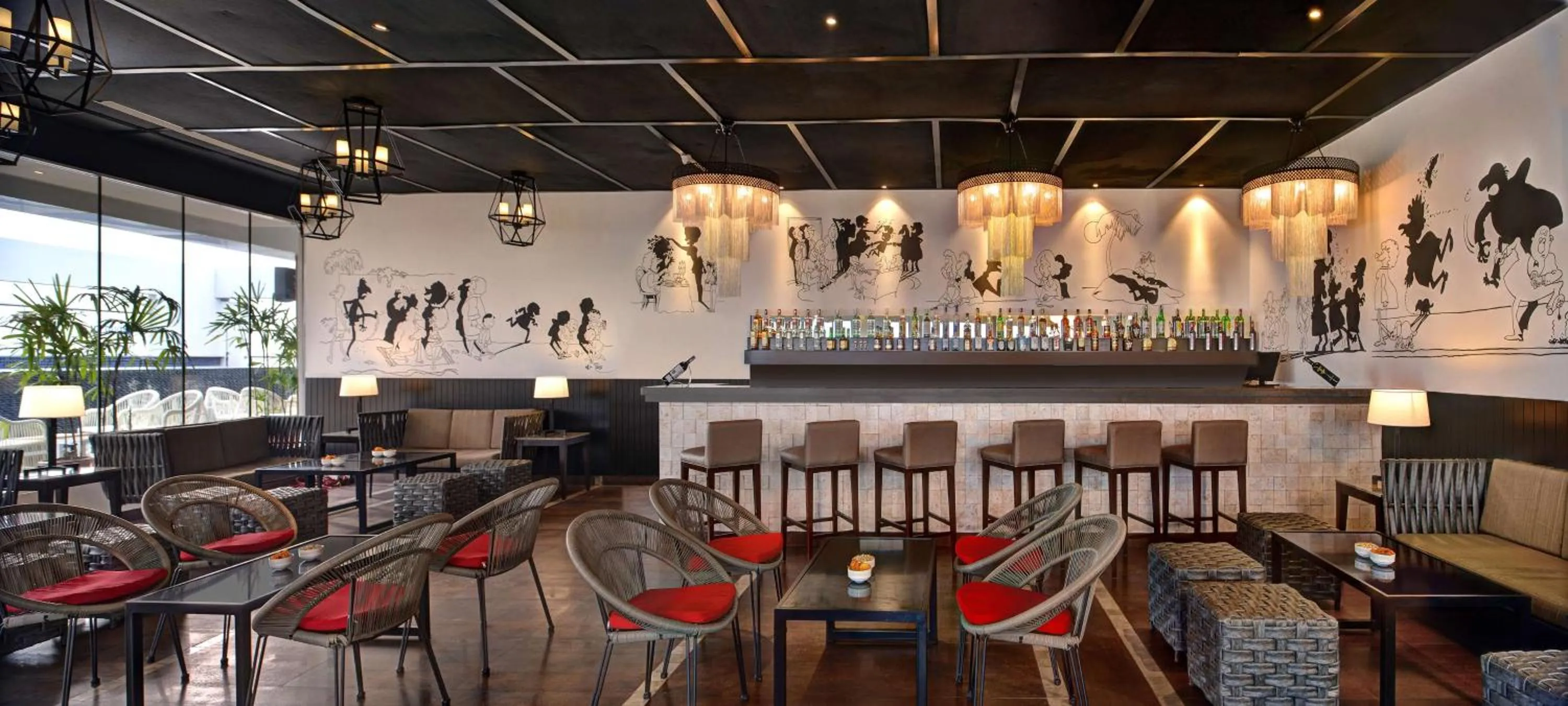 Lounge or bar in Country Inns & Suites By Radisson Manipal