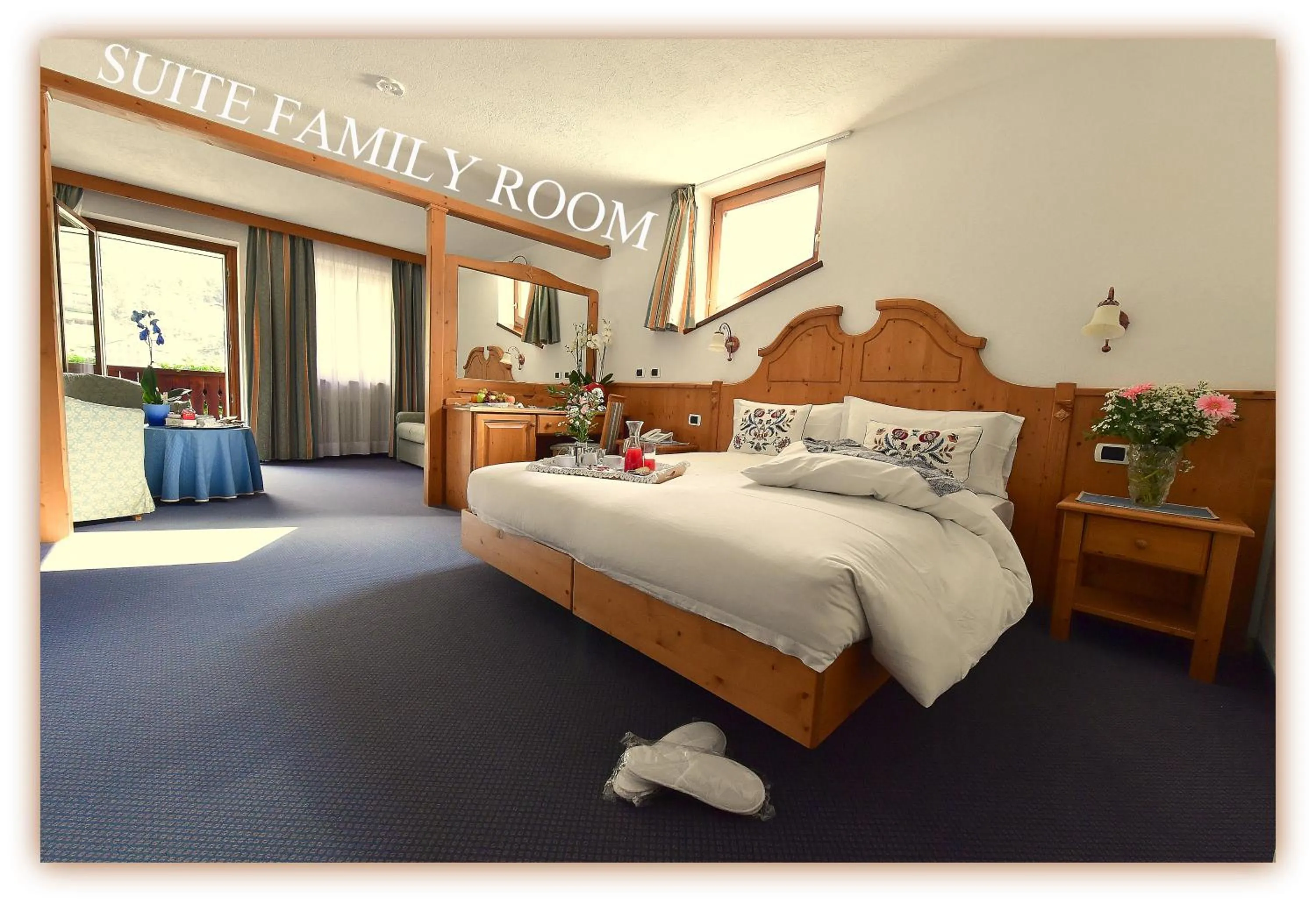 Bed in Hotel Beau Sejour