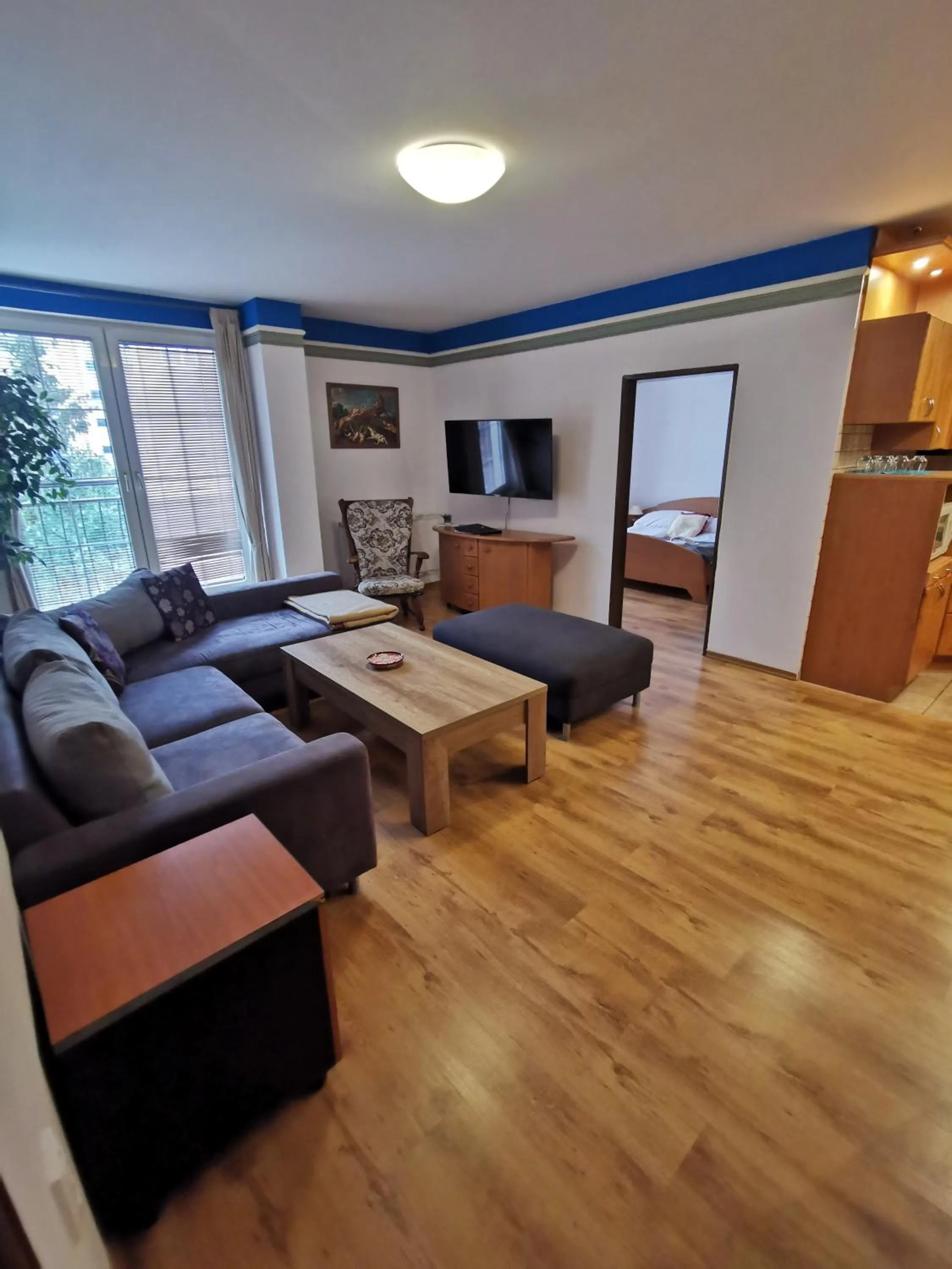 Communal lounge/ TV room in Hotel Diana