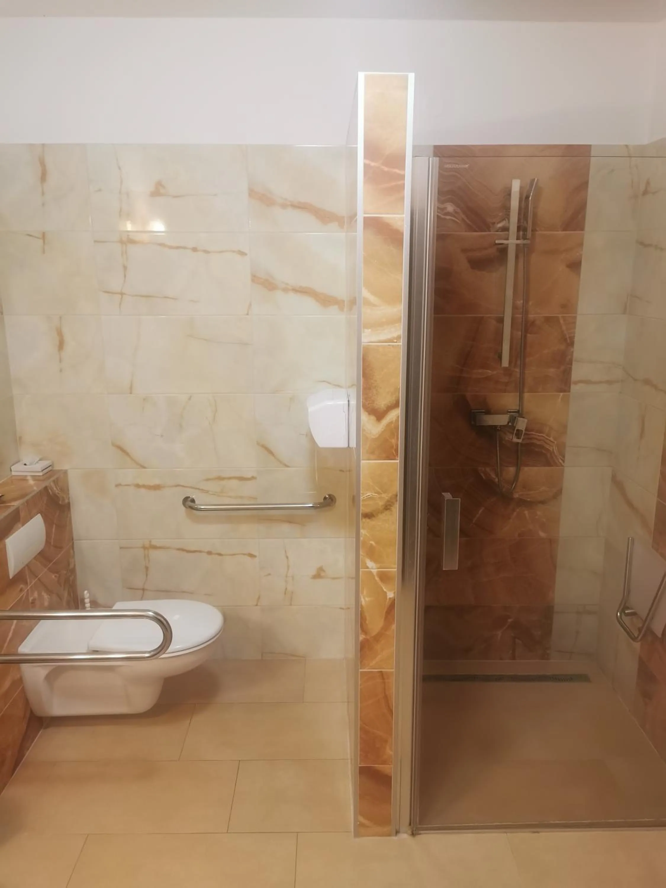 Shower in Hotel Diana