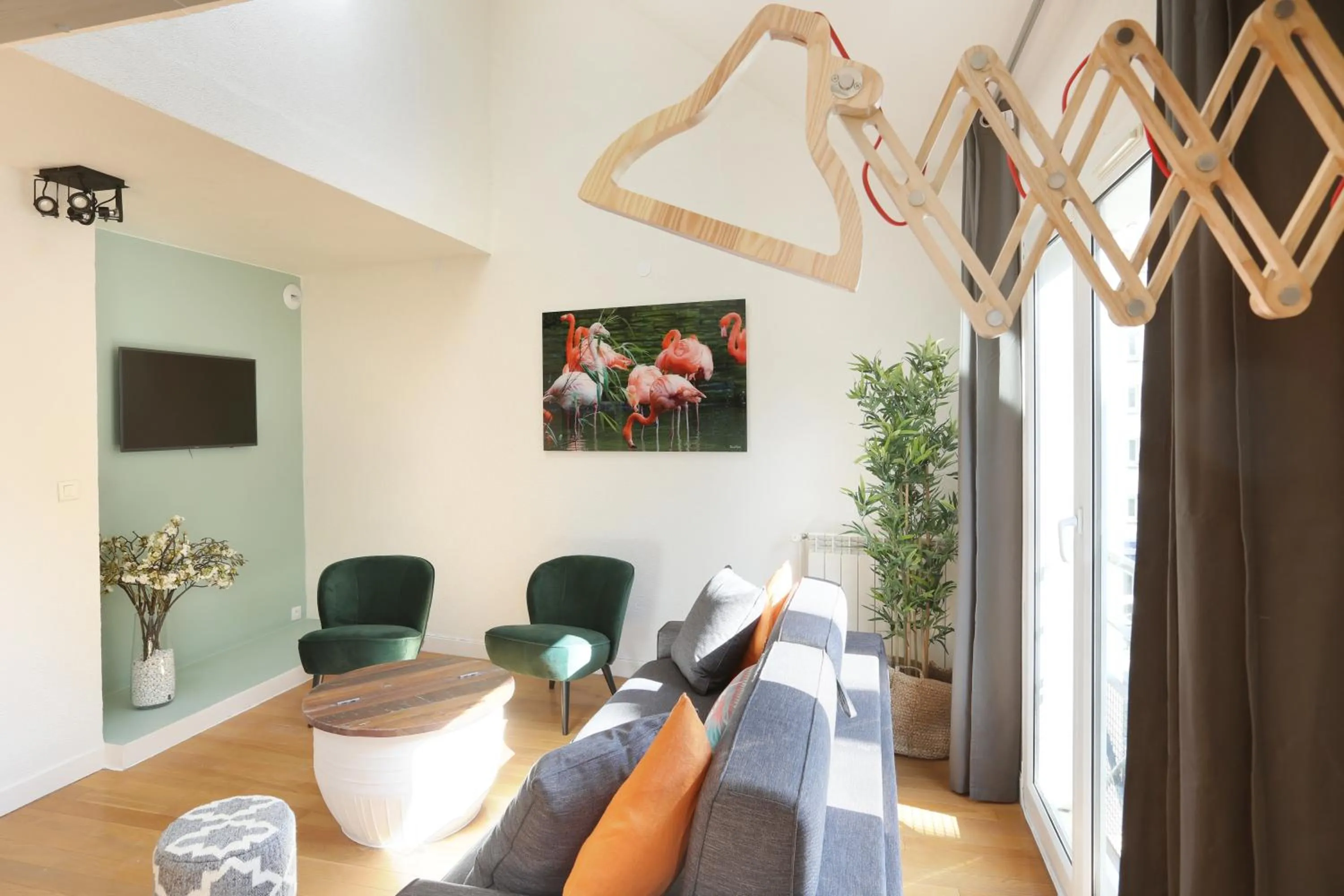 Living room in Les Lilas Serviced Apartments