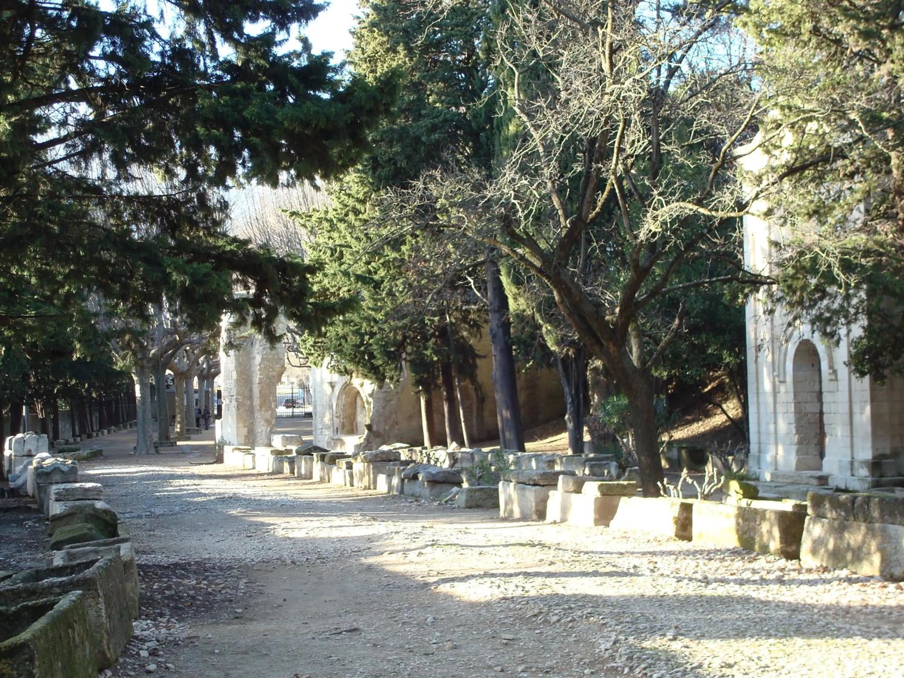 Nearby landmark in Arles les Alyscamps