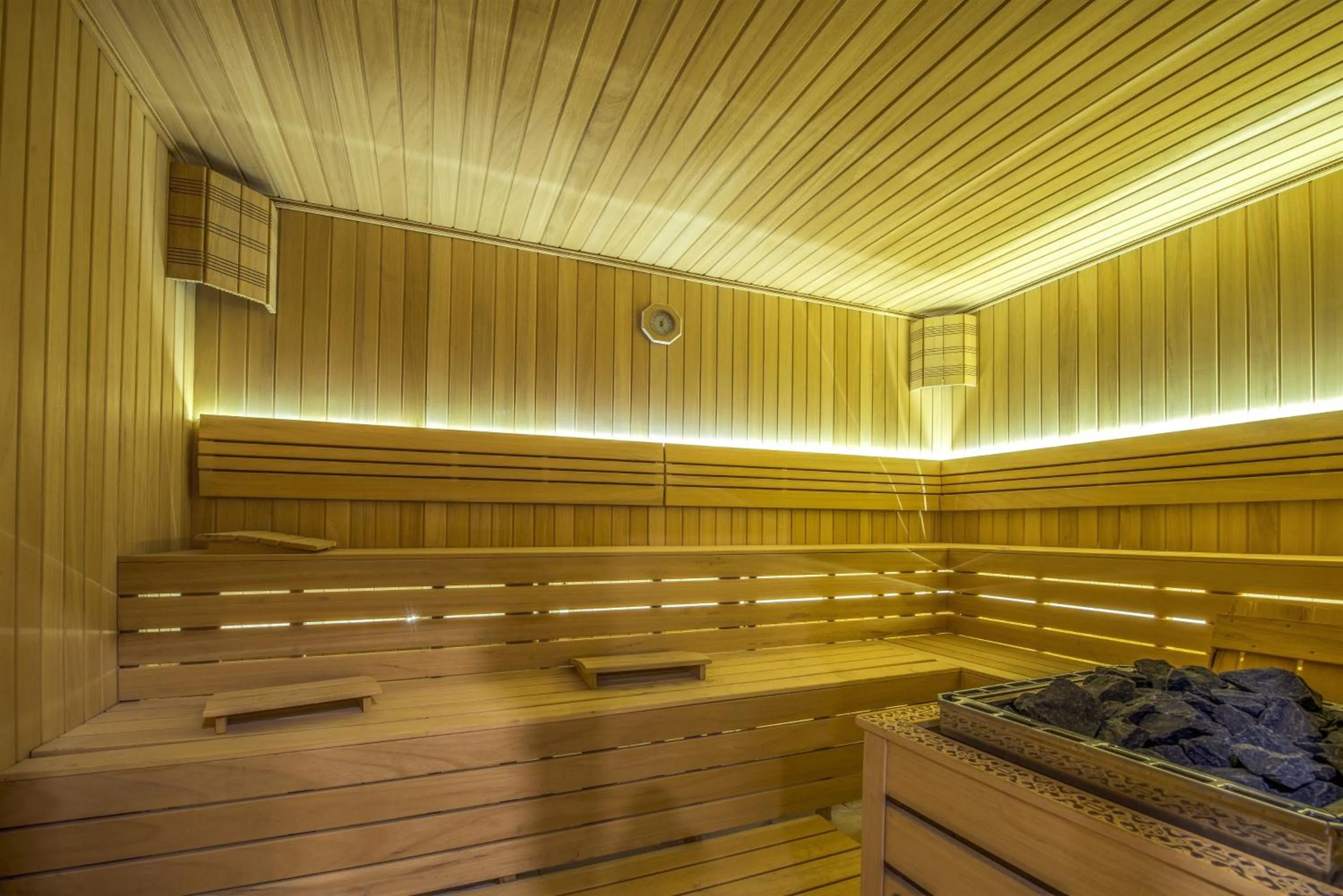Sauna in Babillon Hotel Spa & Restaurant