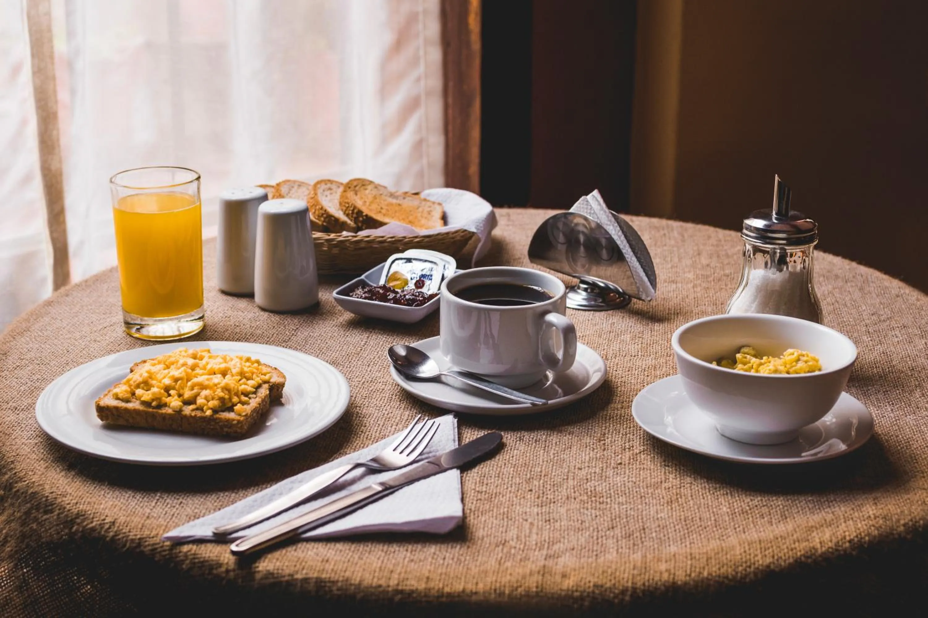 American breakfast in El Patio Miraflores