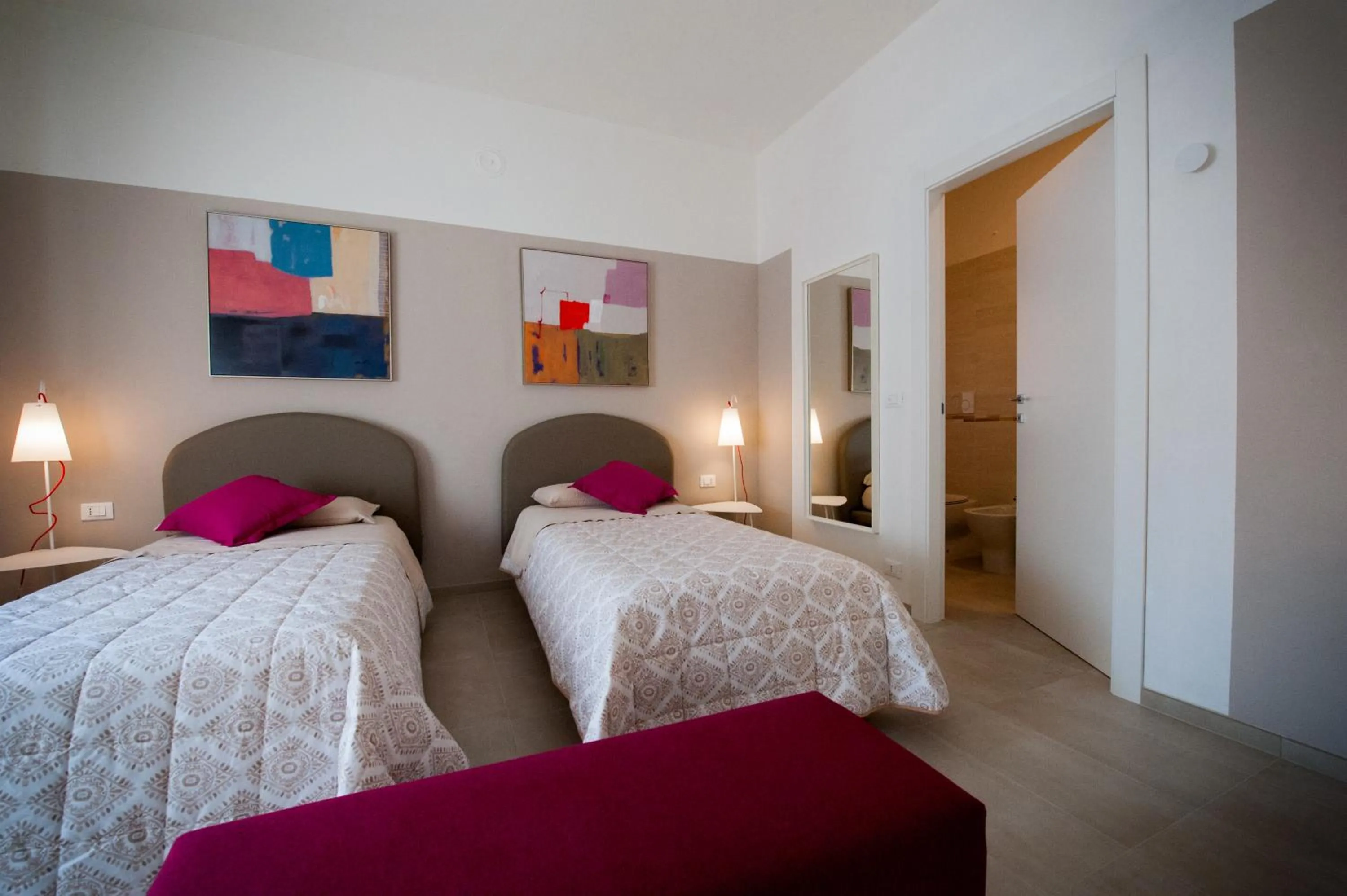 Bed in Daniela B&B Fiera