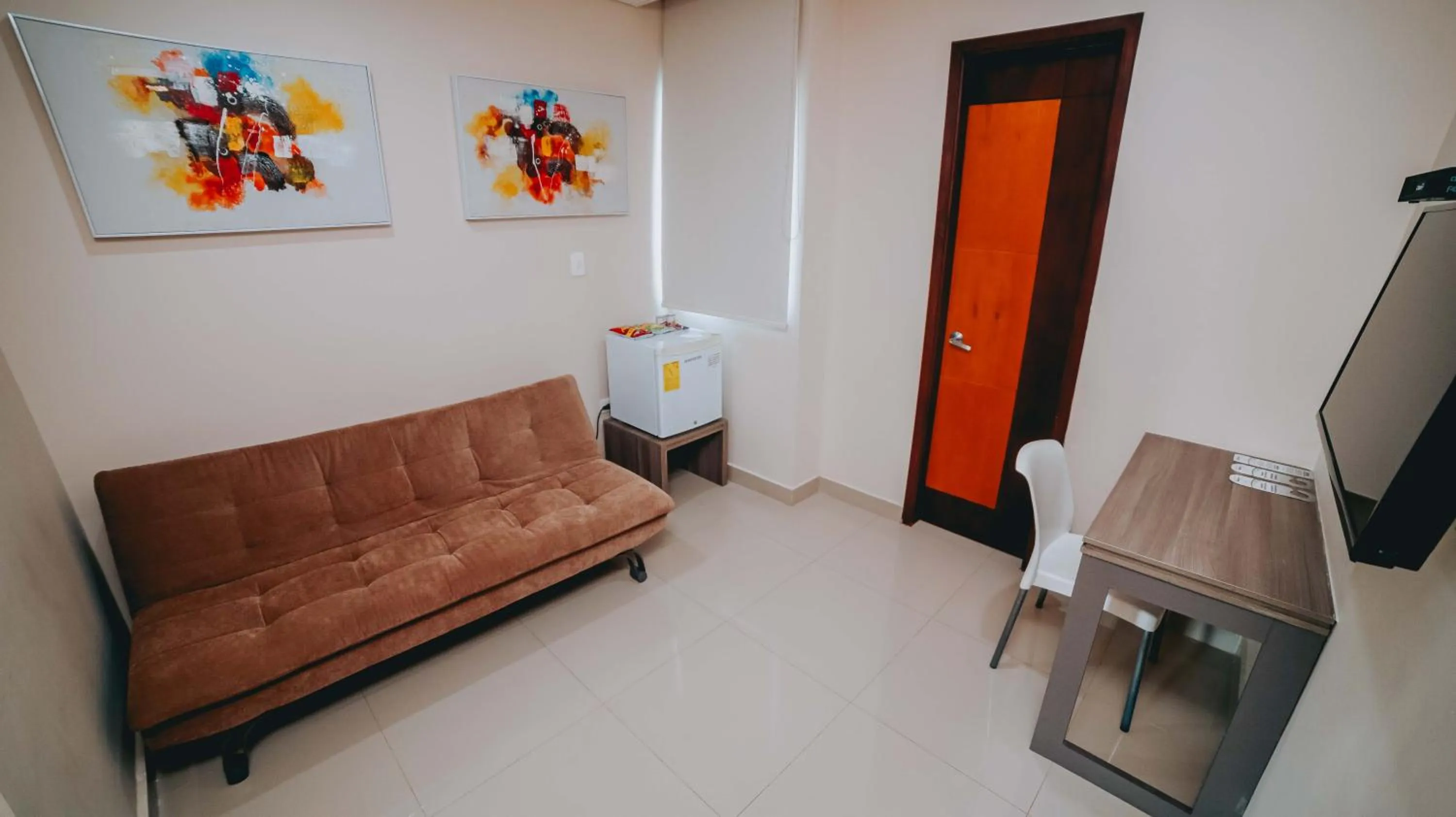 Seating area in Hotel Seven Monteria