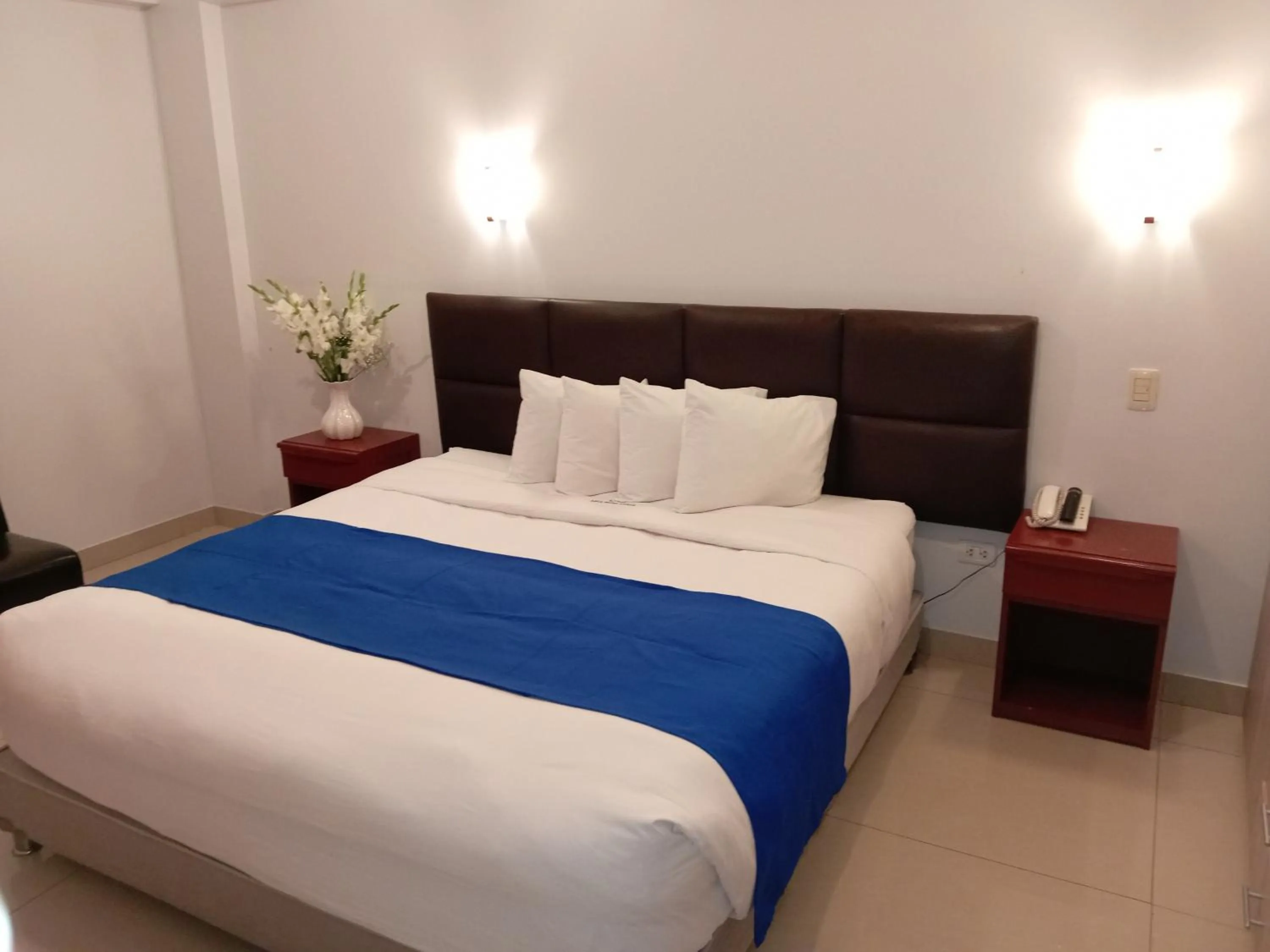 Bed in Aqua Hotel Cusco