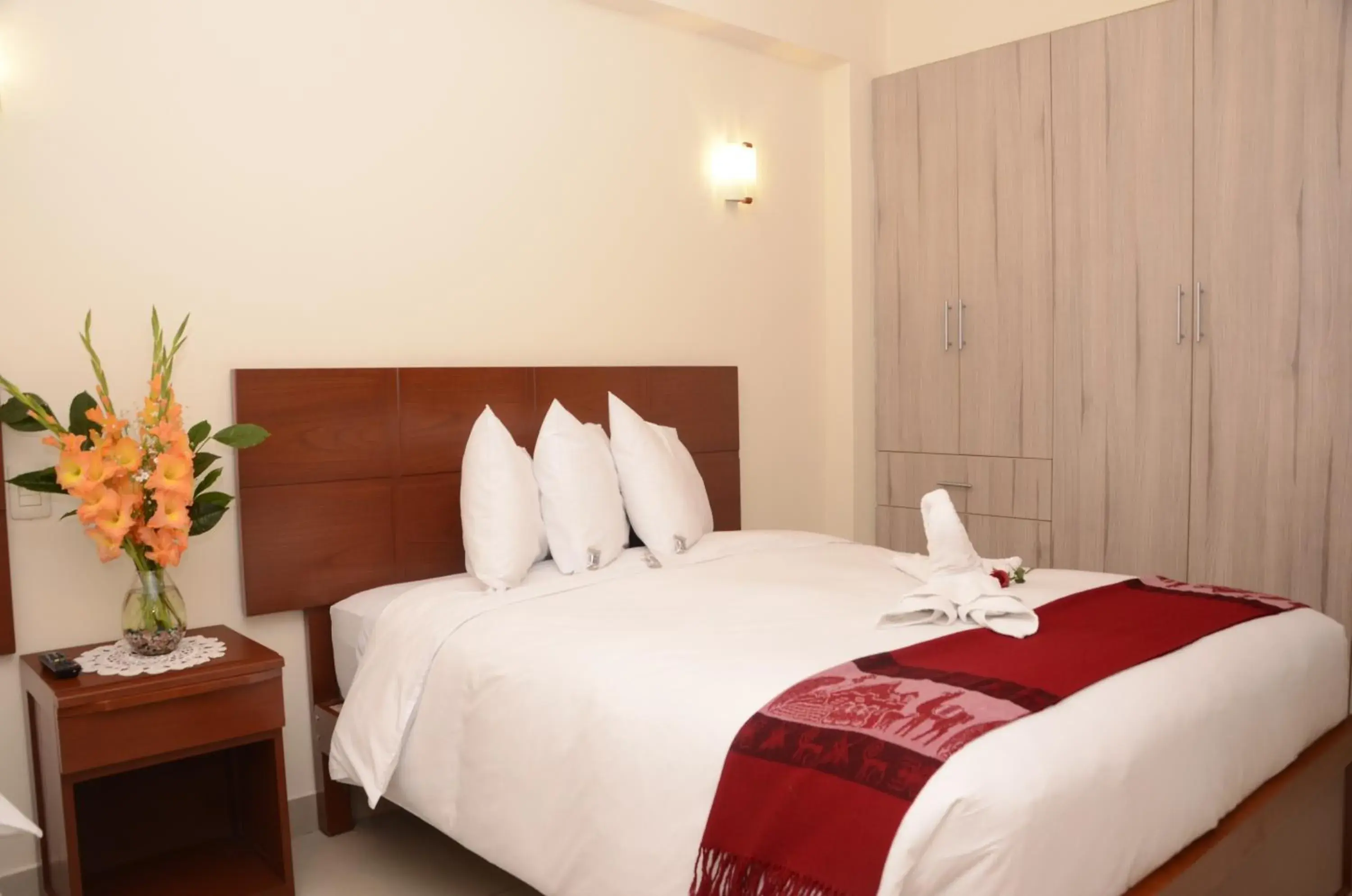 Bed in Aqua Hotel Cusco Bed in Aqua Hotel Cusco