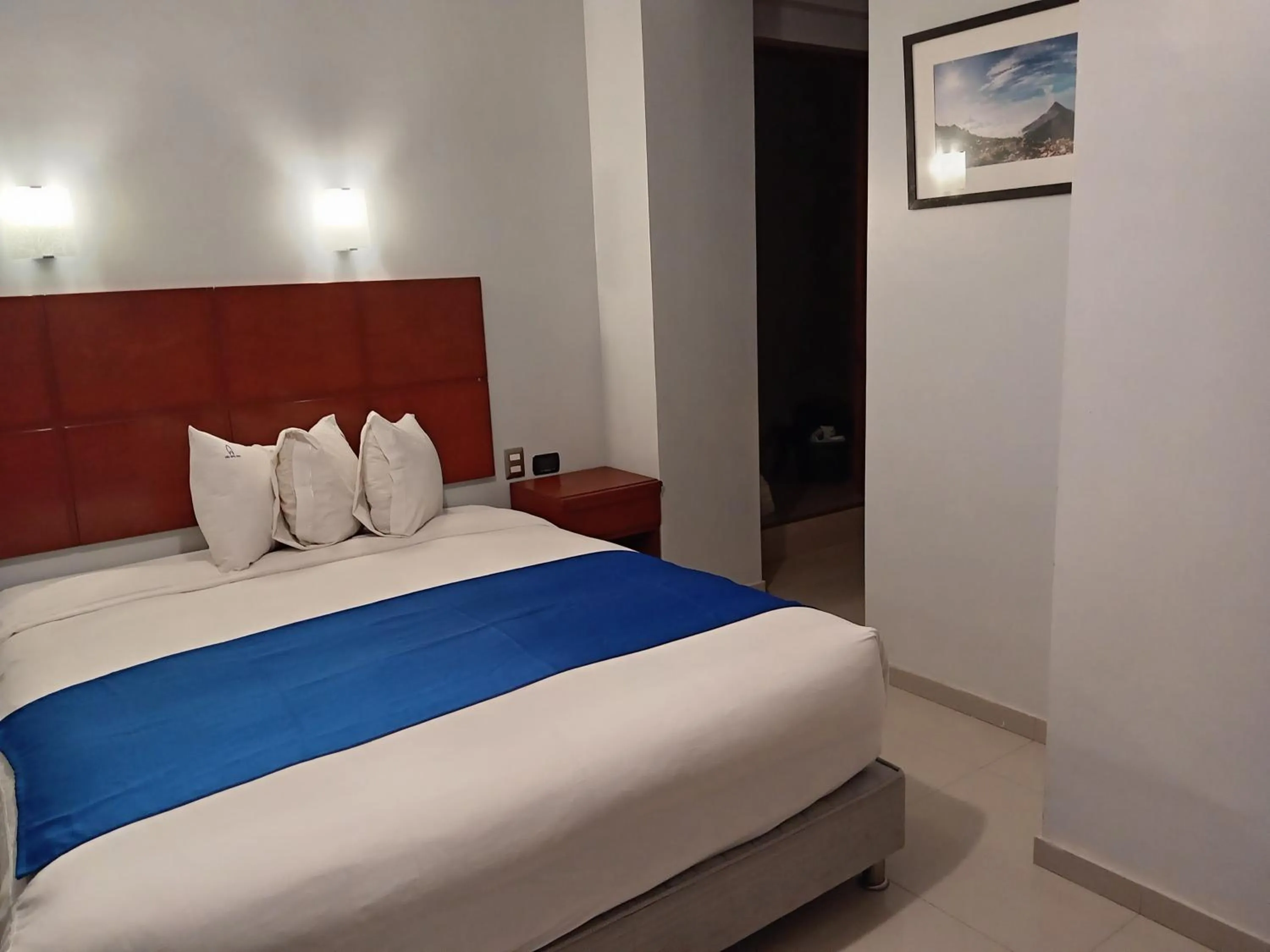 Bed in Aqua Hotel Cusco