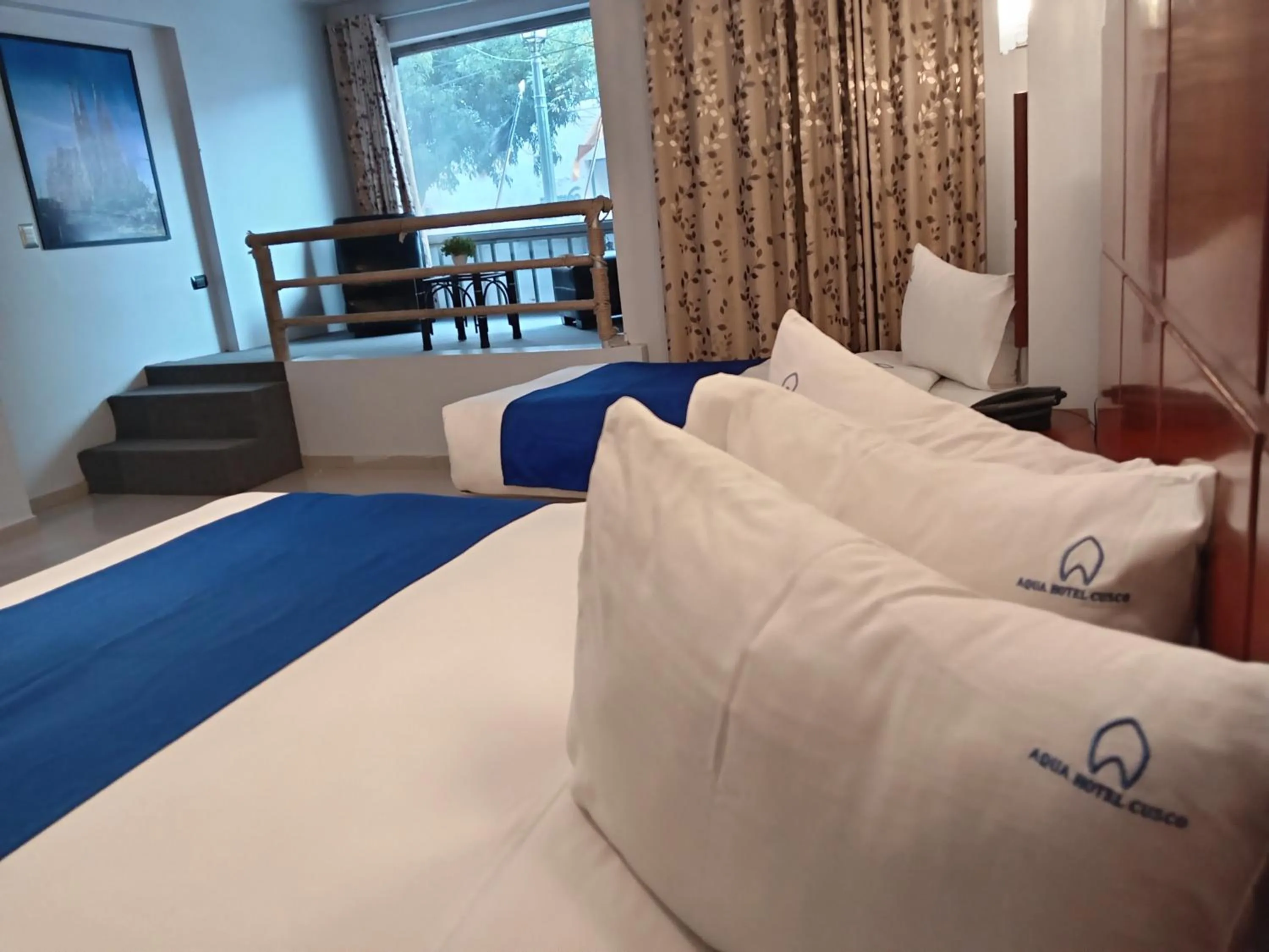 Bed in Aqua Hotel Cusco