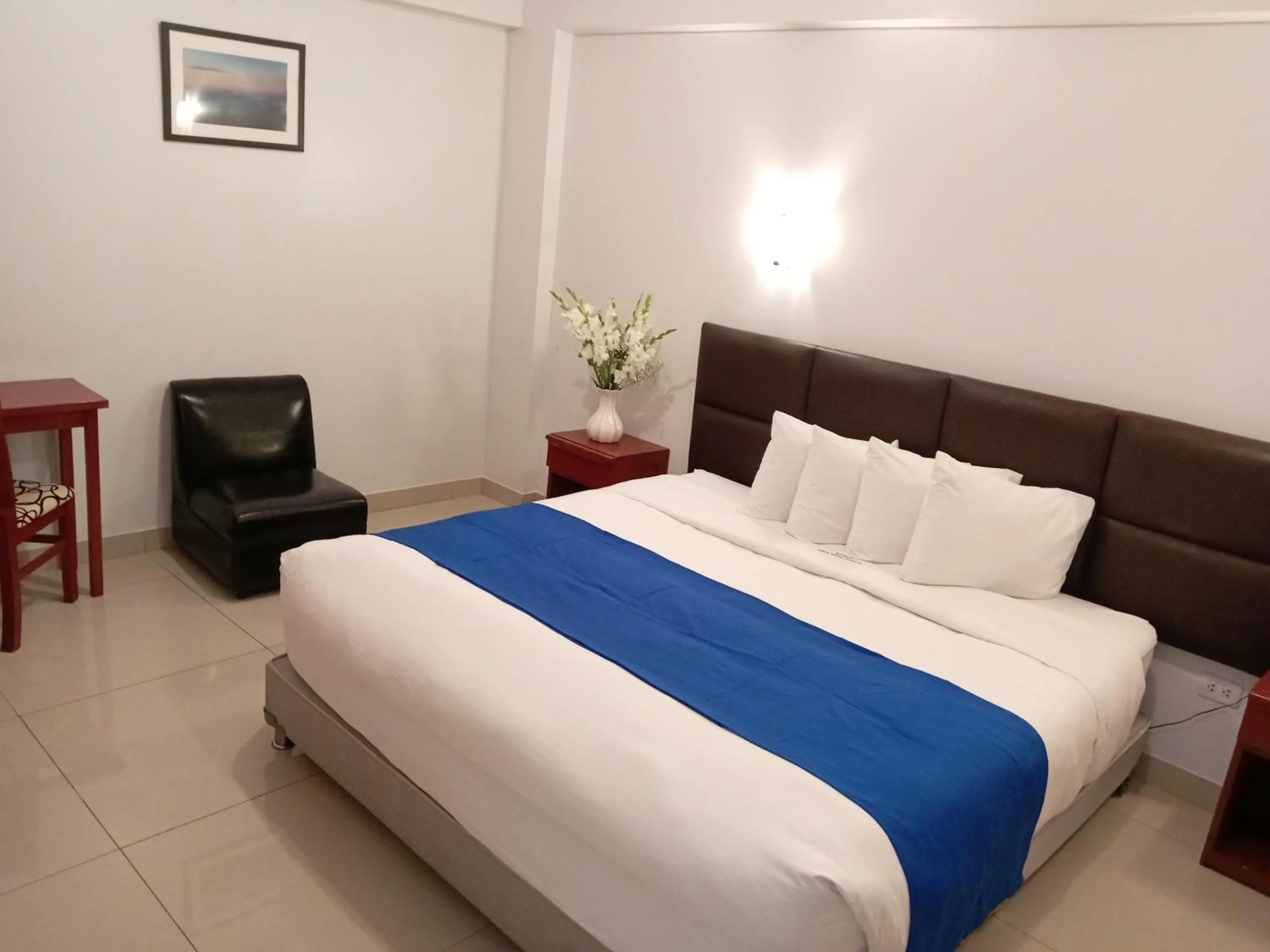 Bed in Aqua Hotel Cusco