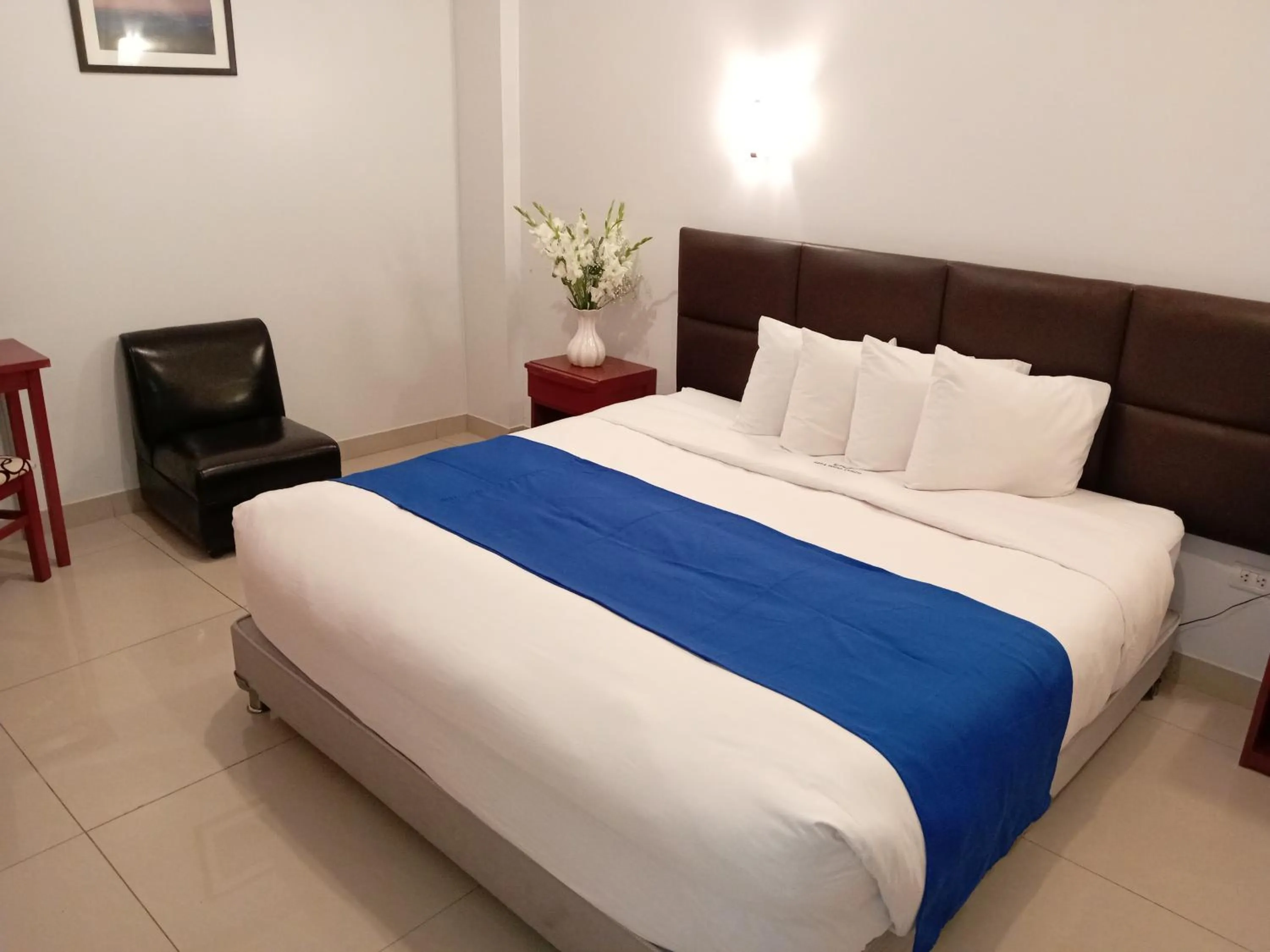 Bed in Aqua Hotel Cusco