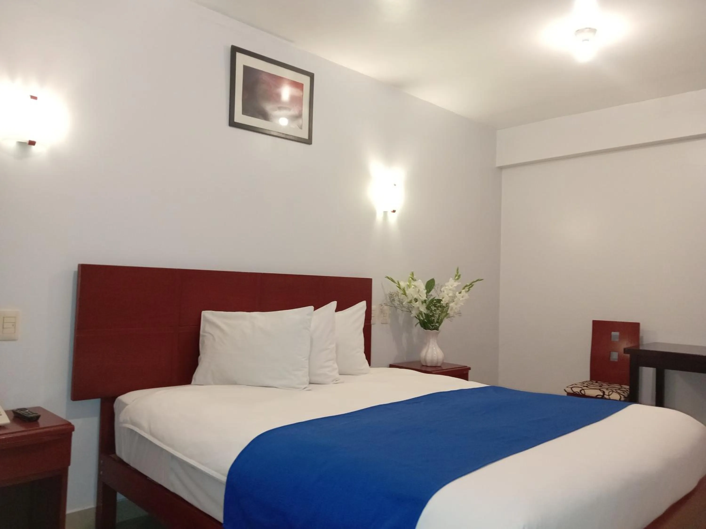 Bed in Aqua Hotel Cusco