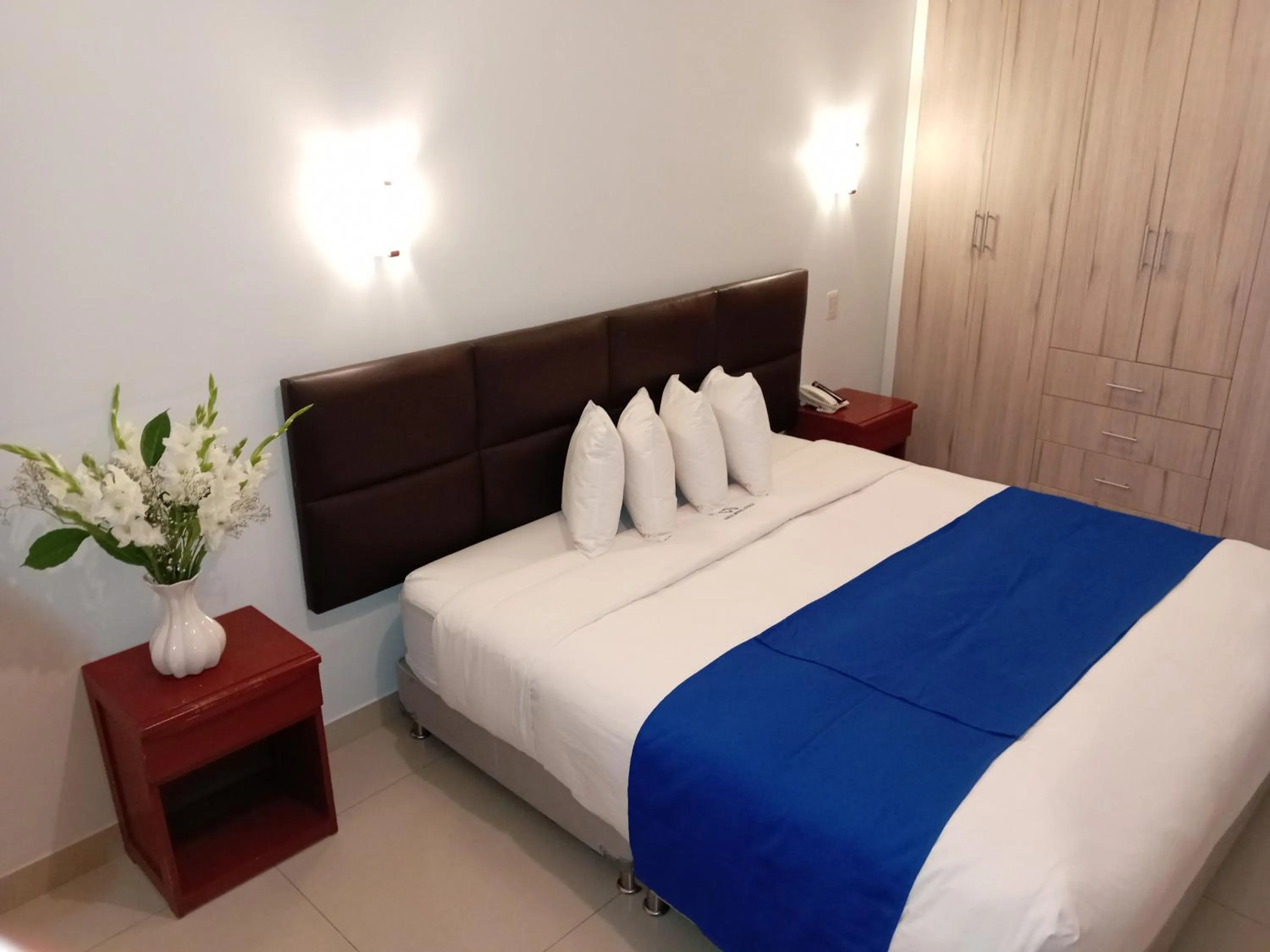 Bed in Aqua Hotel Cusco