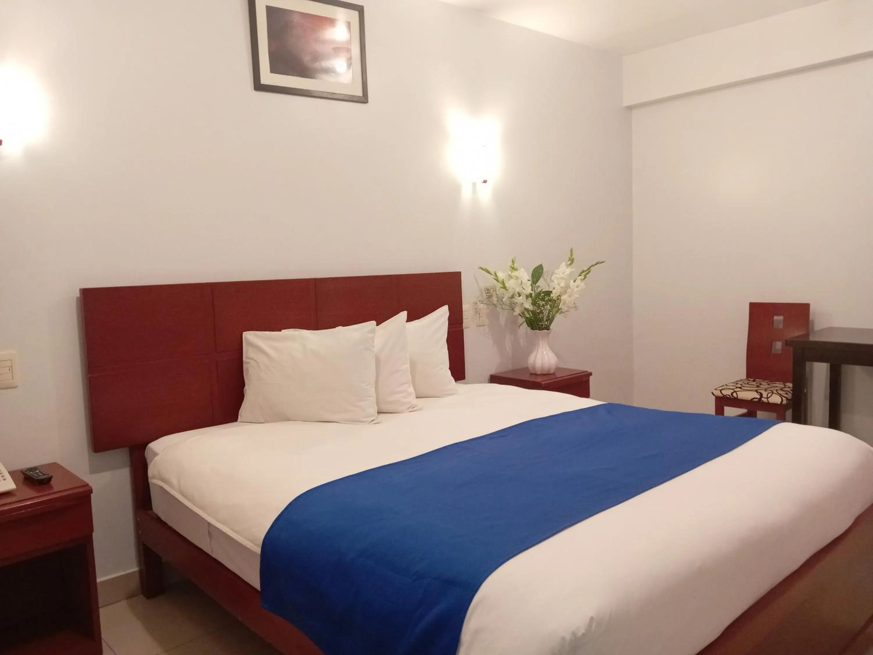 Bed in Aqua Hotel Cusco