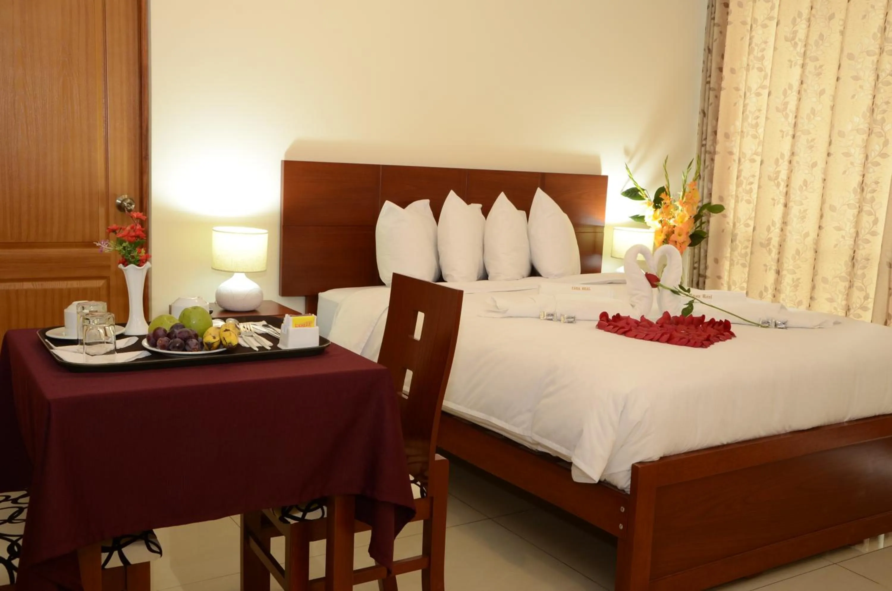 Bed in Aqua Hotel Cusco