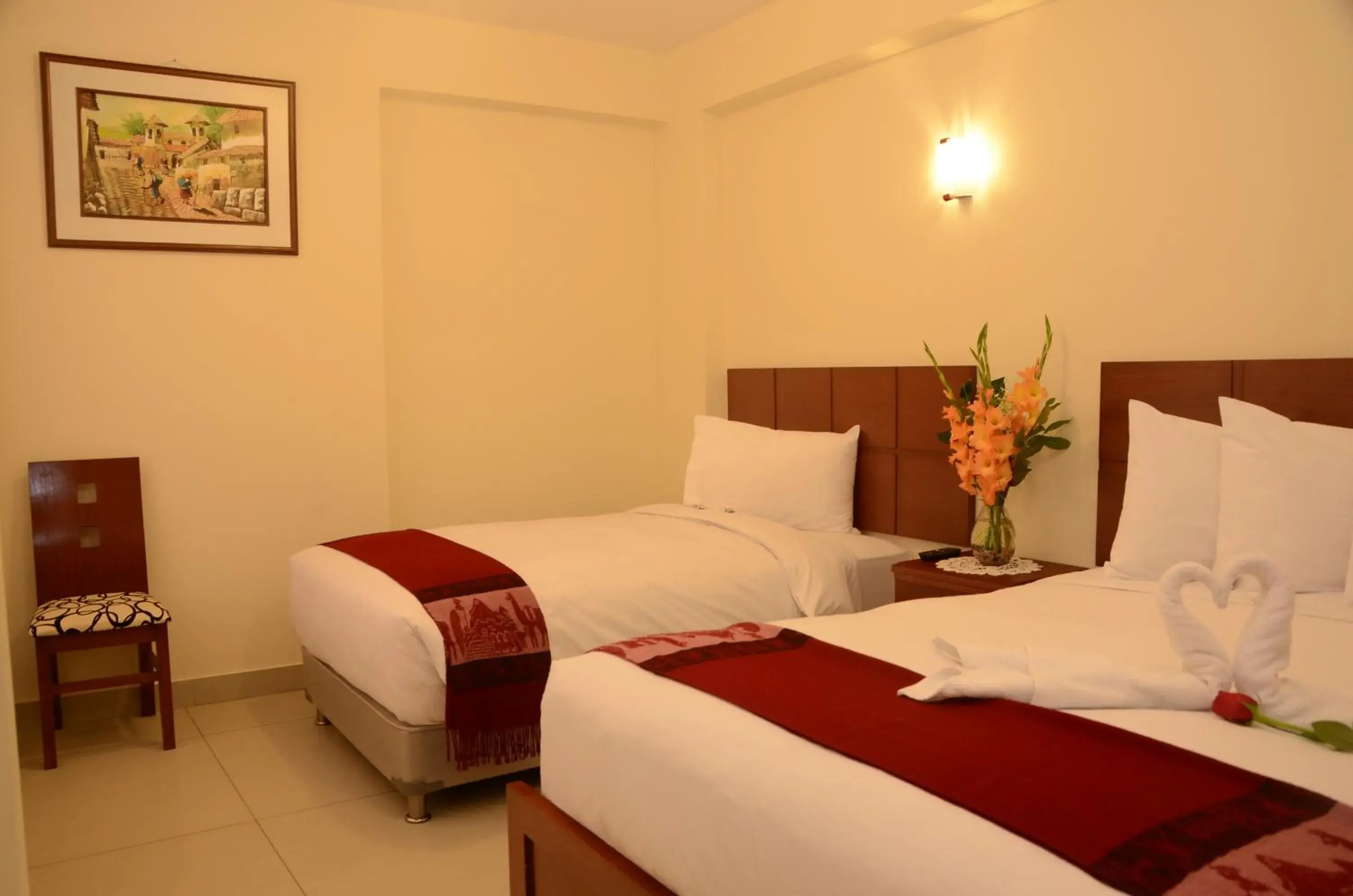 Superior Twin Room in Aqua Hotel Cusco Superior Twin Room in Aqua Hotel Cusco