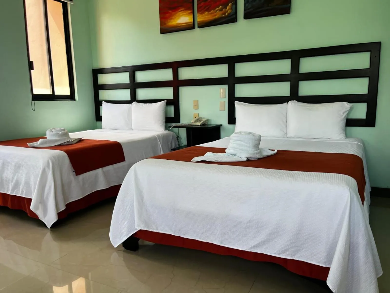 Bed in Hotel Castillo Del Rey