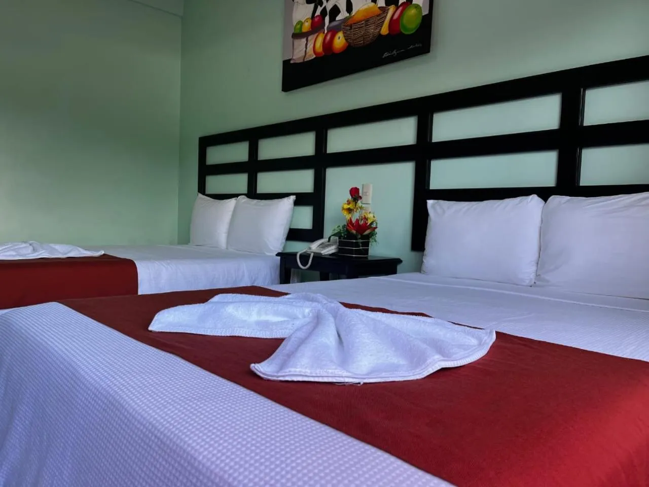 Bed in Hotel Castillo Del Rey